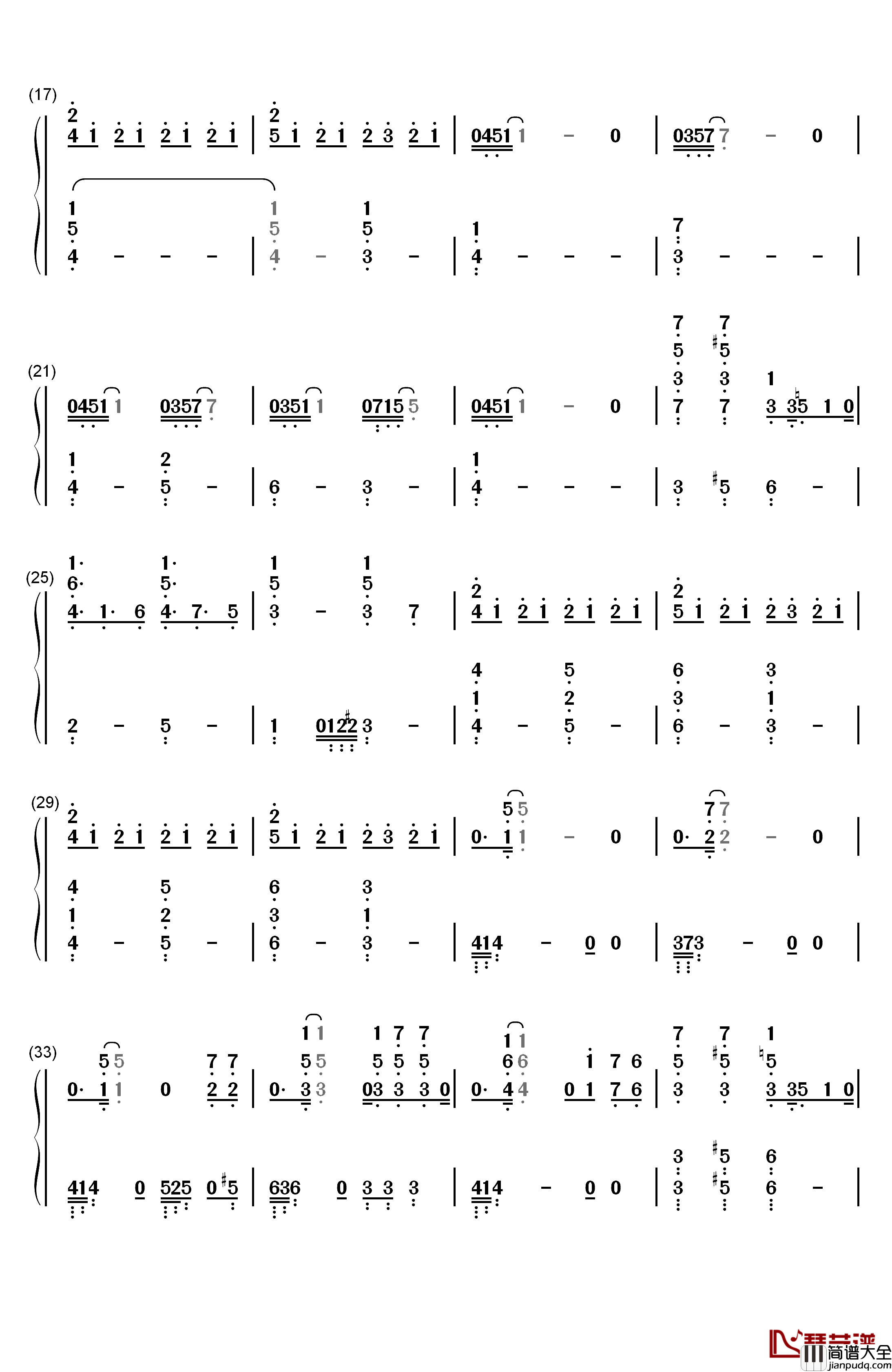 ODDS_ENDS钢琴简谱_数字双手_初音ミク