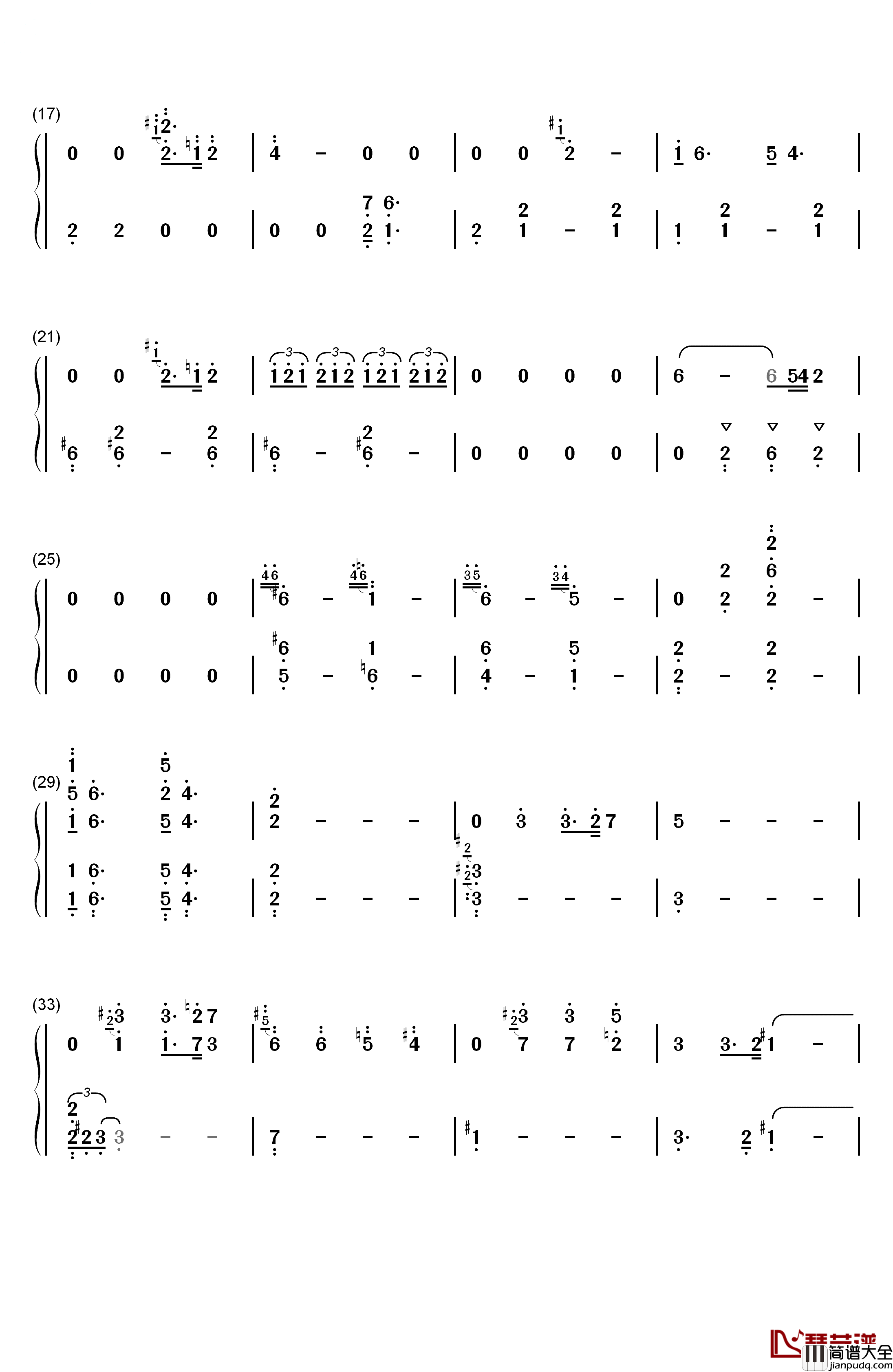 The_Arrival_Of_Kai钢琴简谱_数字双手_Hans_Zimmer