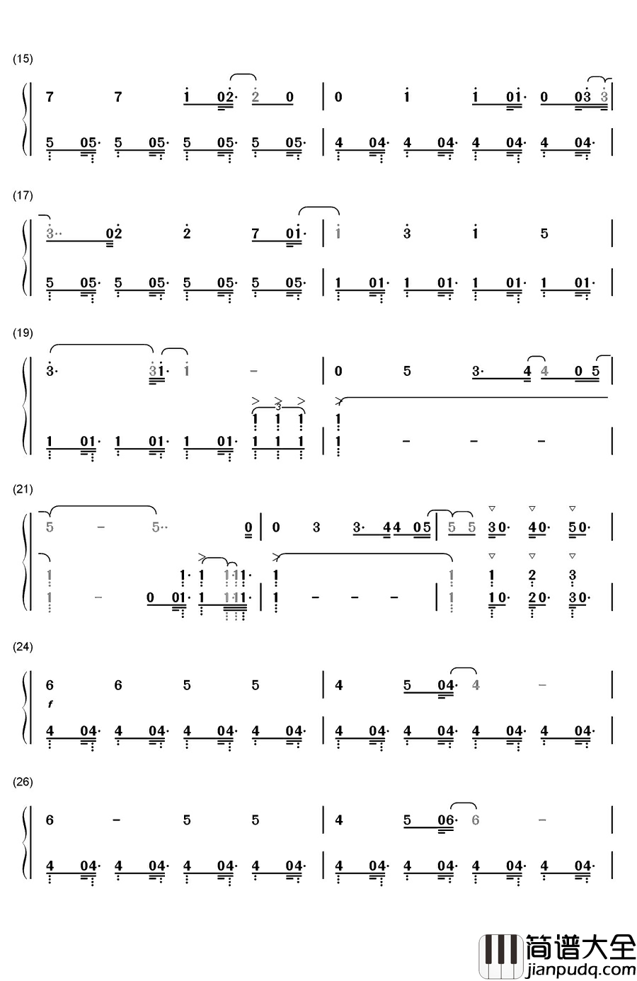 恋をしようよ钢琴简谱_数字双手_Pico