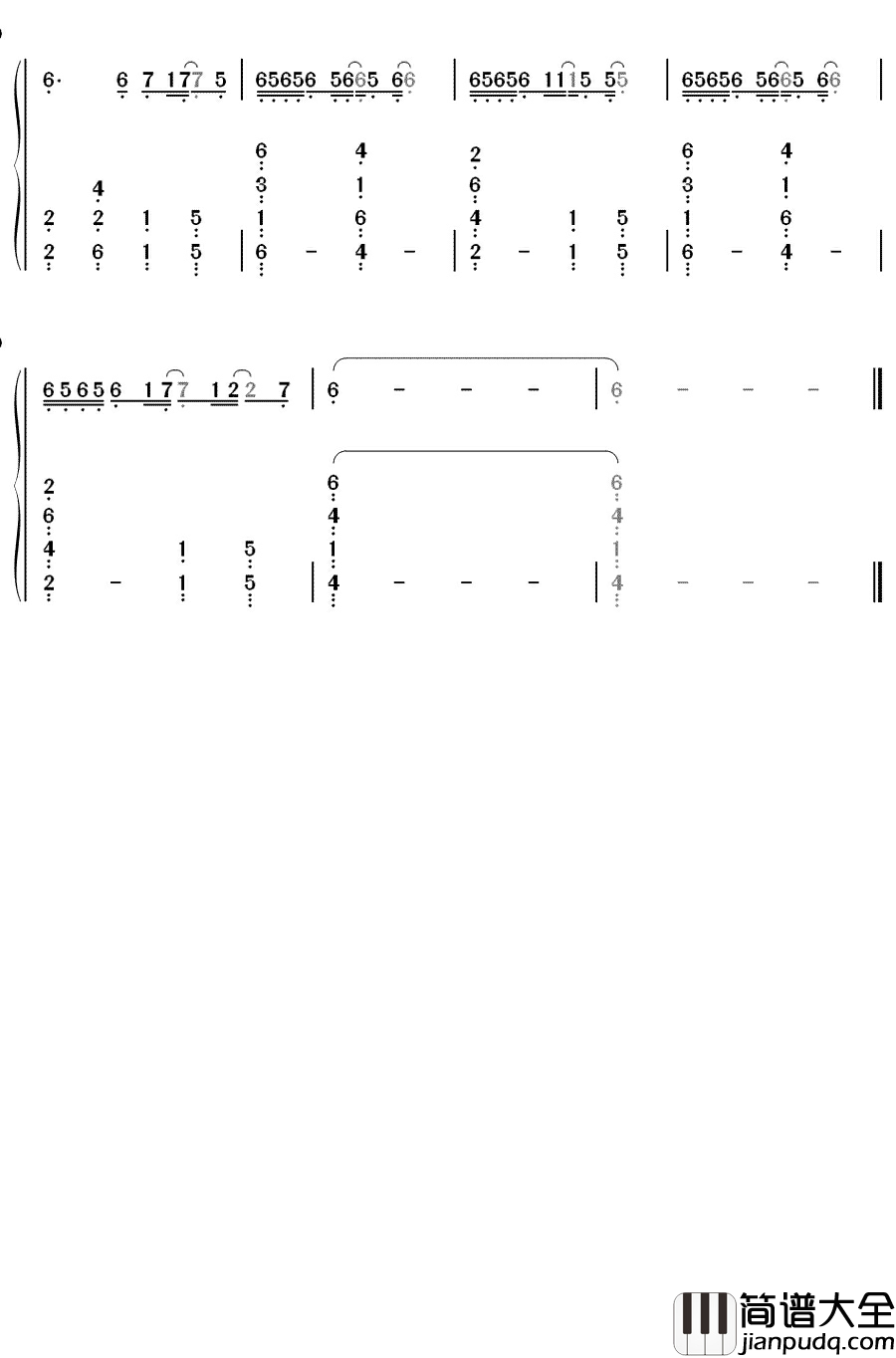 Moments钢琴简谱_数字双手_滨崎步