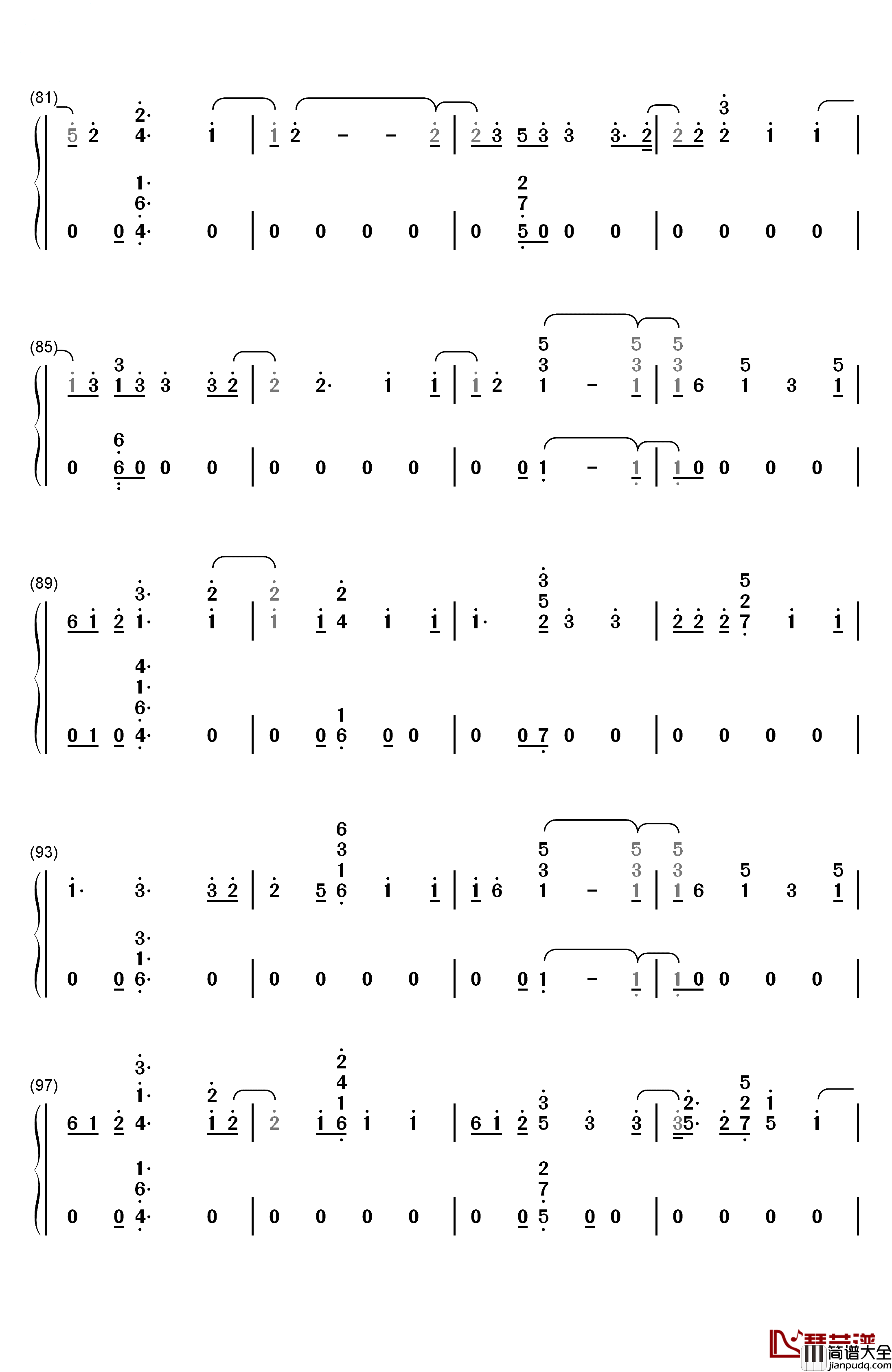 Hopeless钢琴简谱_数字双手_Halsey