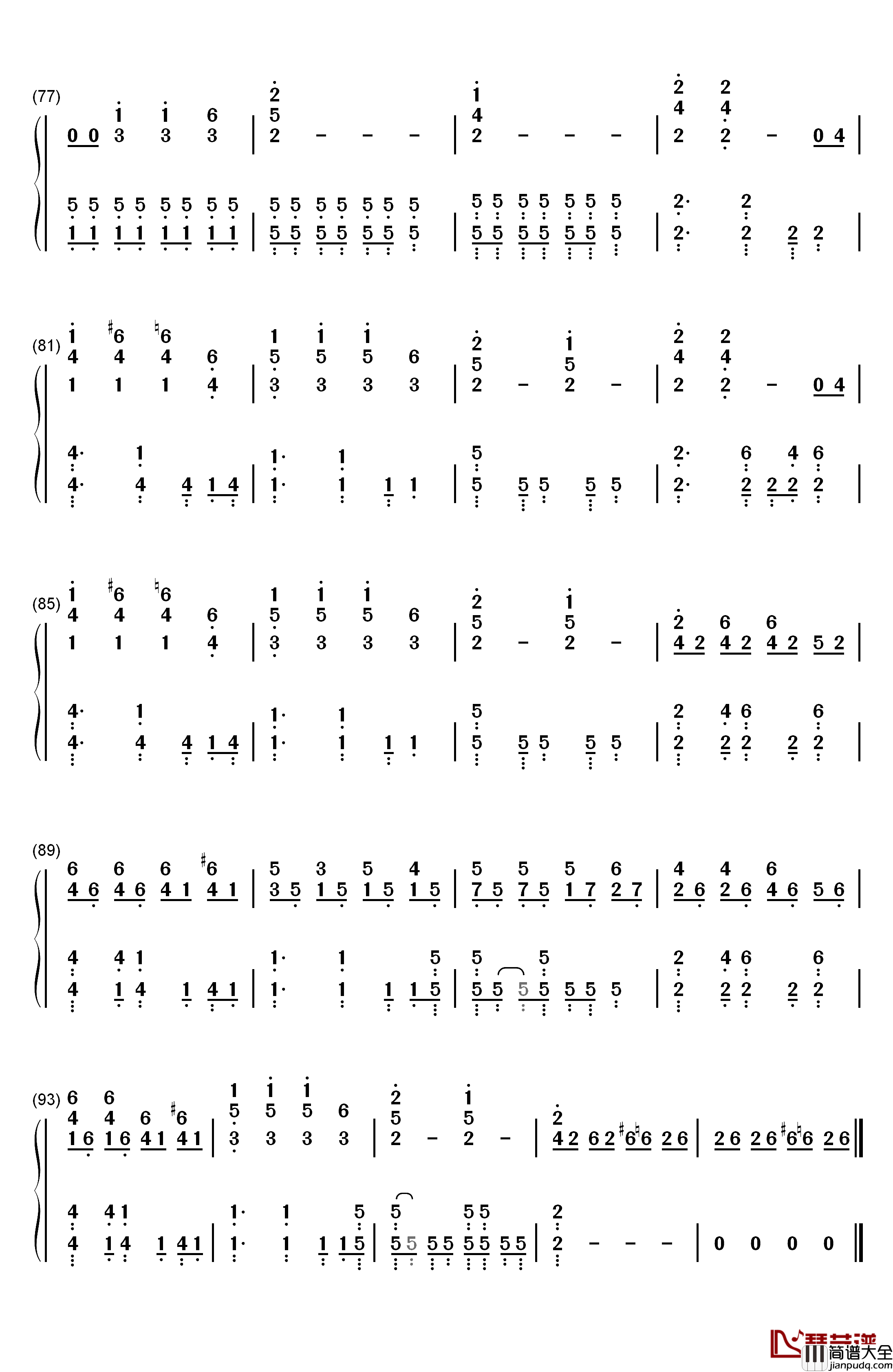 What_I've_Done钢琴简谱_数字双手_Linkin_Park