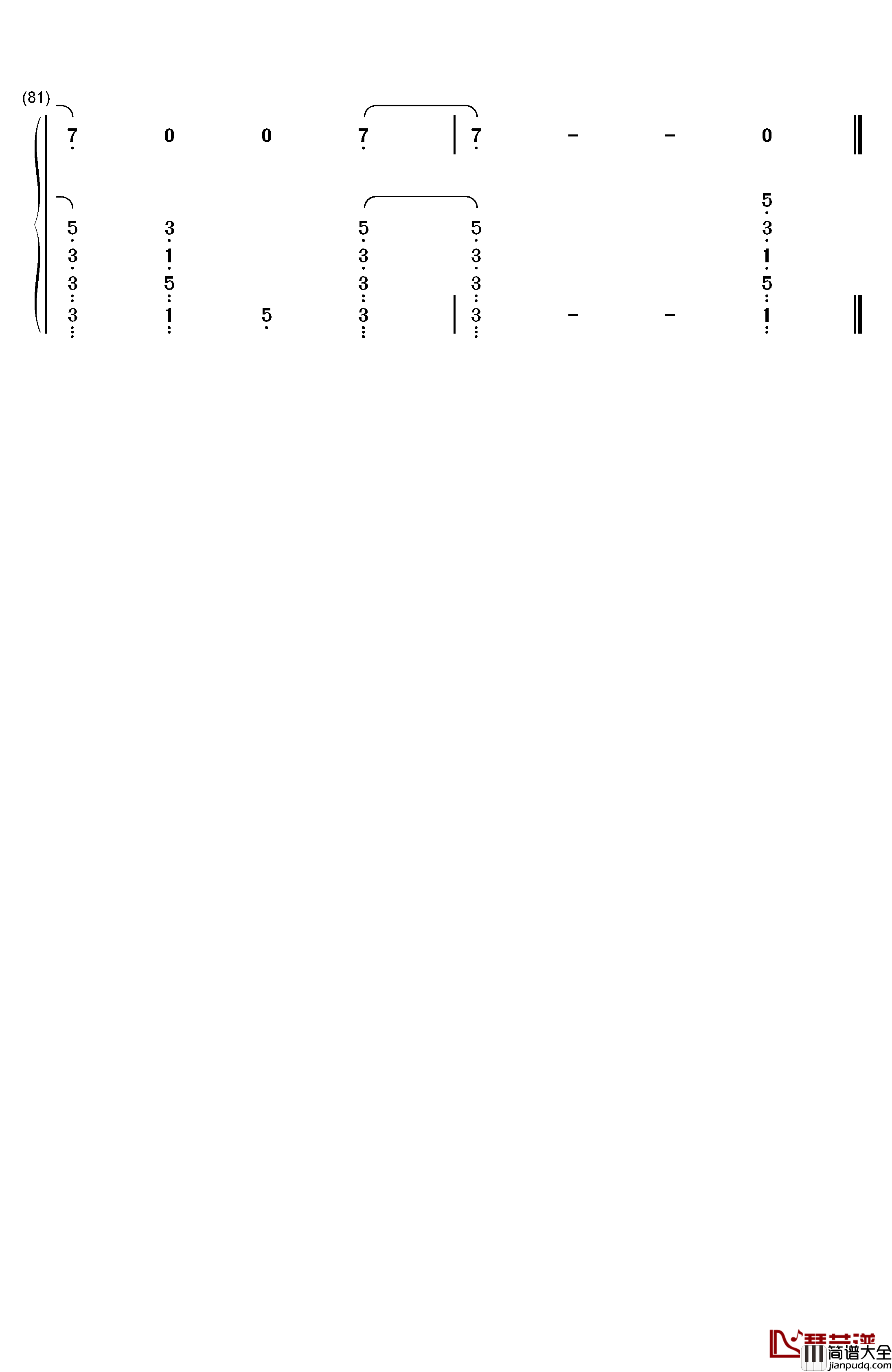 Let_You_Down钢琴简谱_数字双手_NF