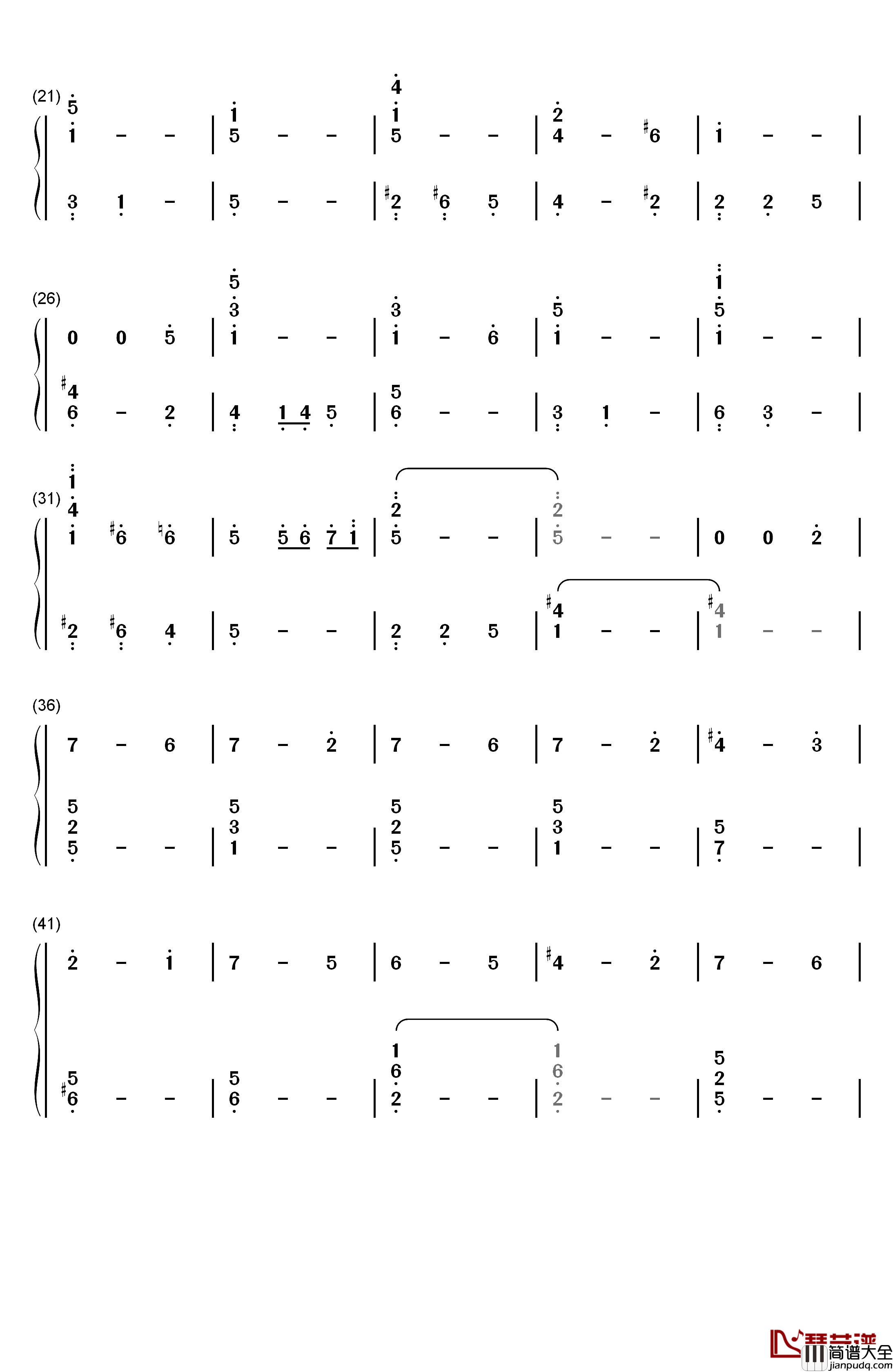 Aryll's_Theme钢琴简谱_数字双手_近藤浩治