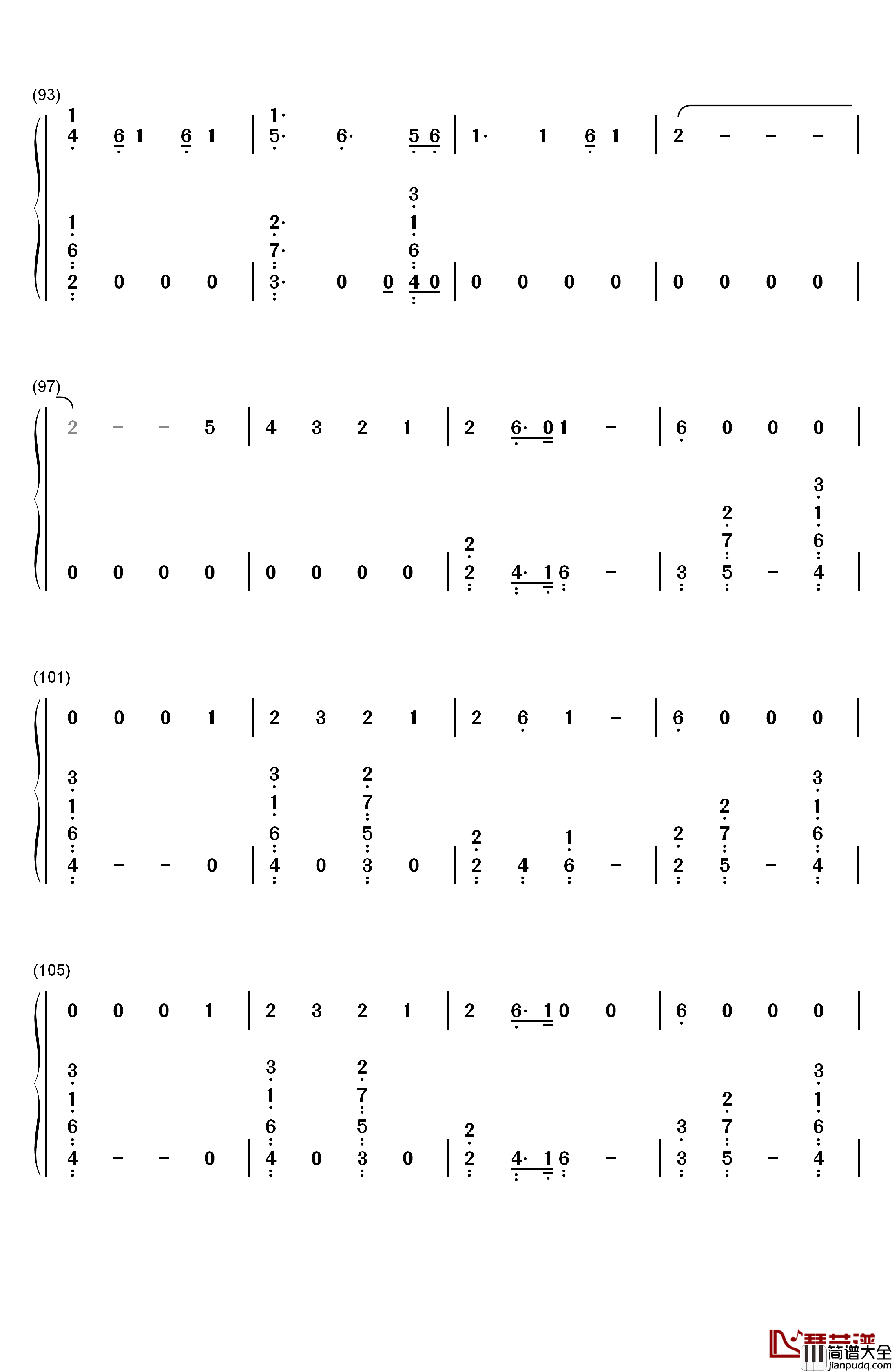 Where_Were_You_in_the_Morning钢琴简谱_数字双手_Shawn_Mendes