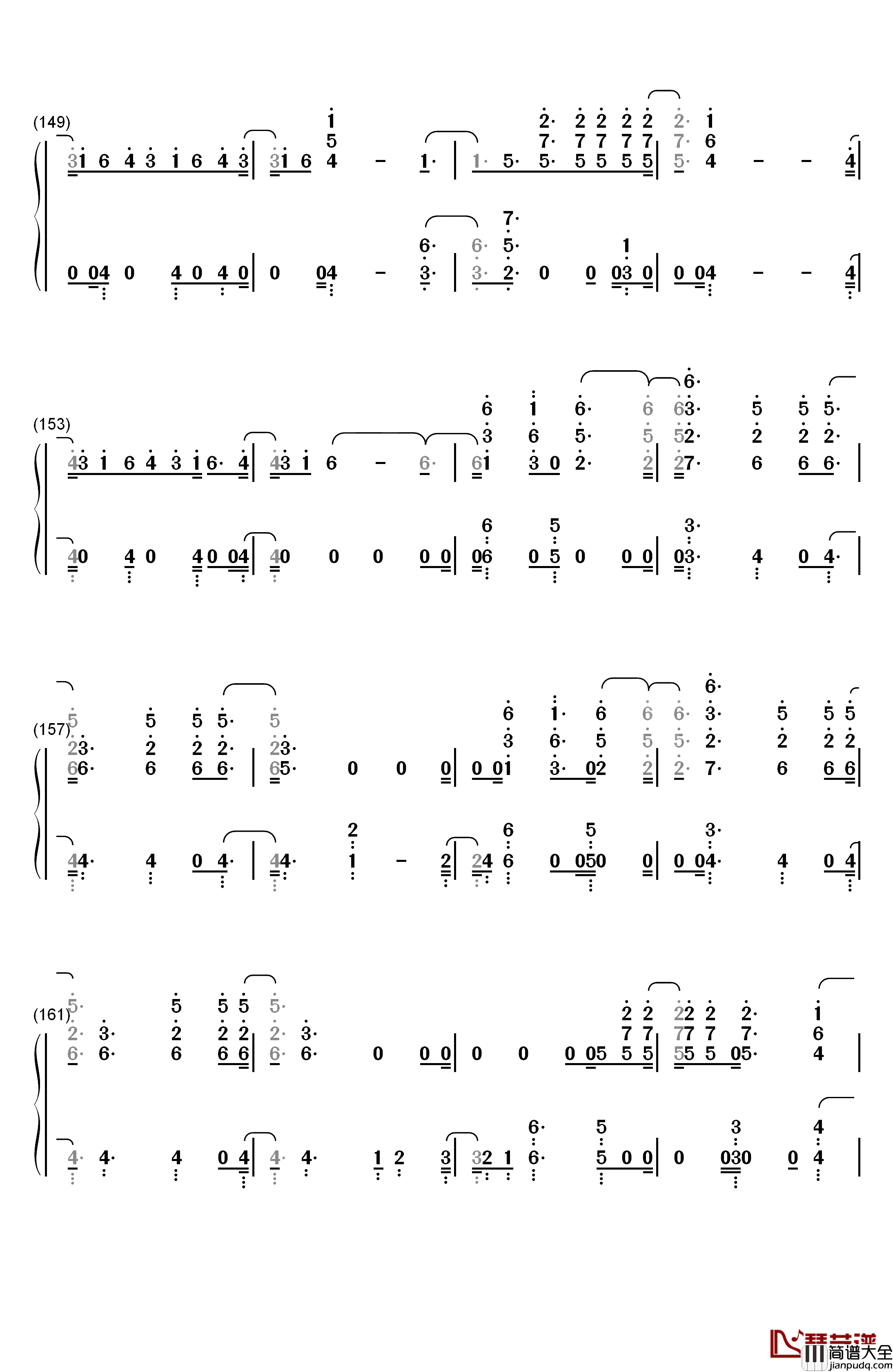 Don't_Go_Breaking_My_Heart钢琴简谱_数字双手_Backstreet_Boys