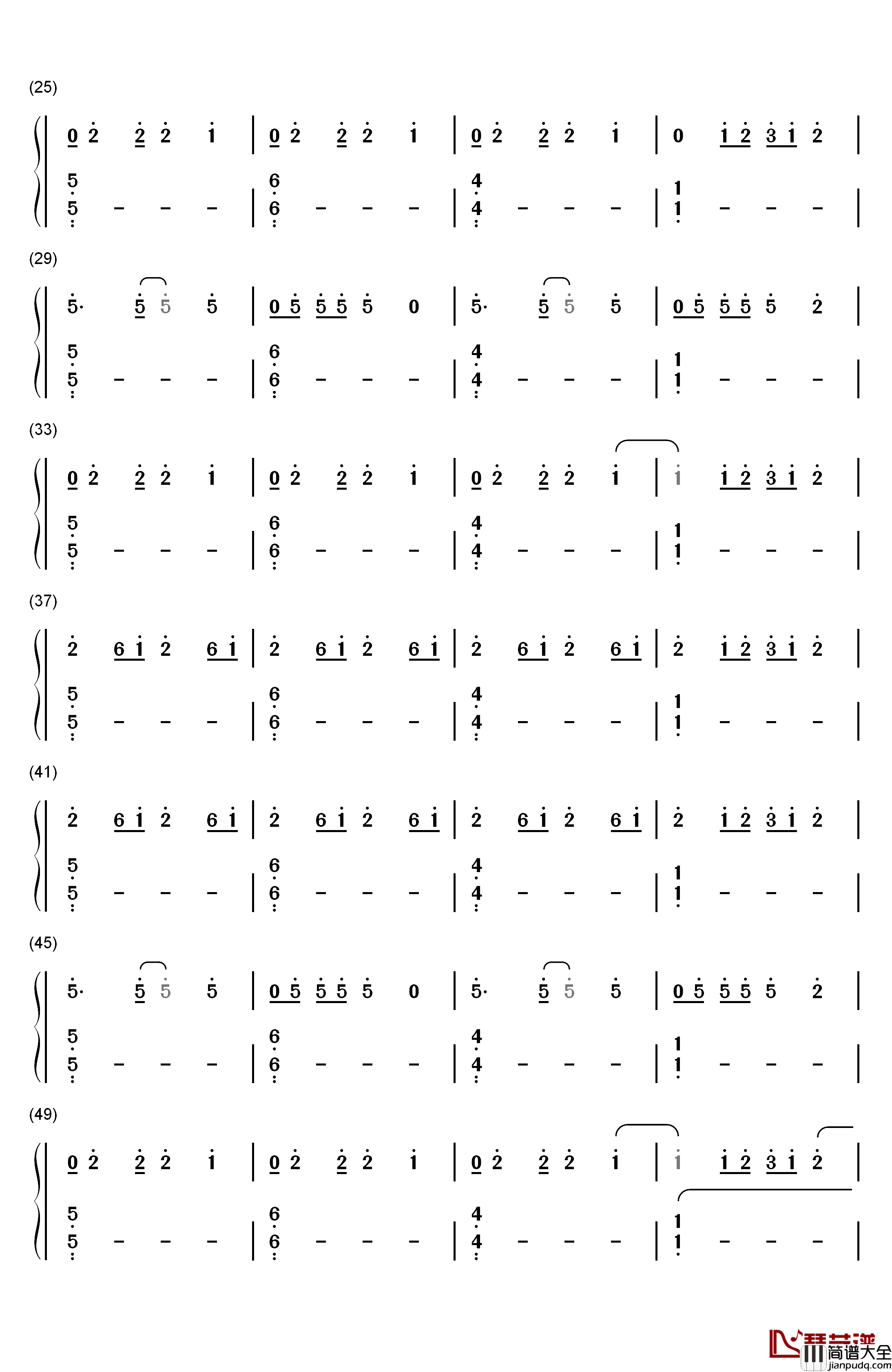 Find_Me钢琴简谱_数字双手_SIGMA_Birdy