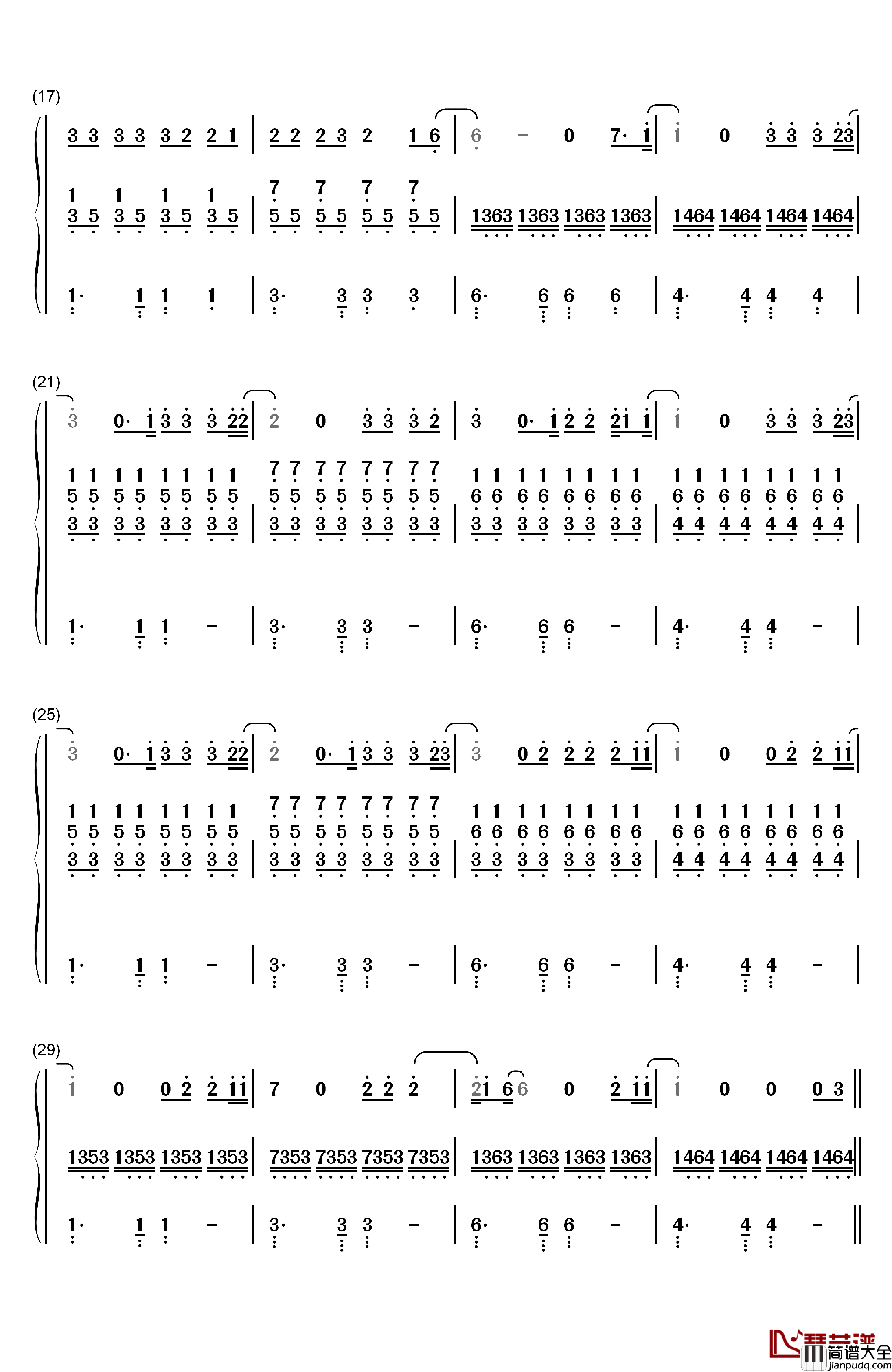 You_Say钢琴简谱_数字双手_Lauren_Daigle