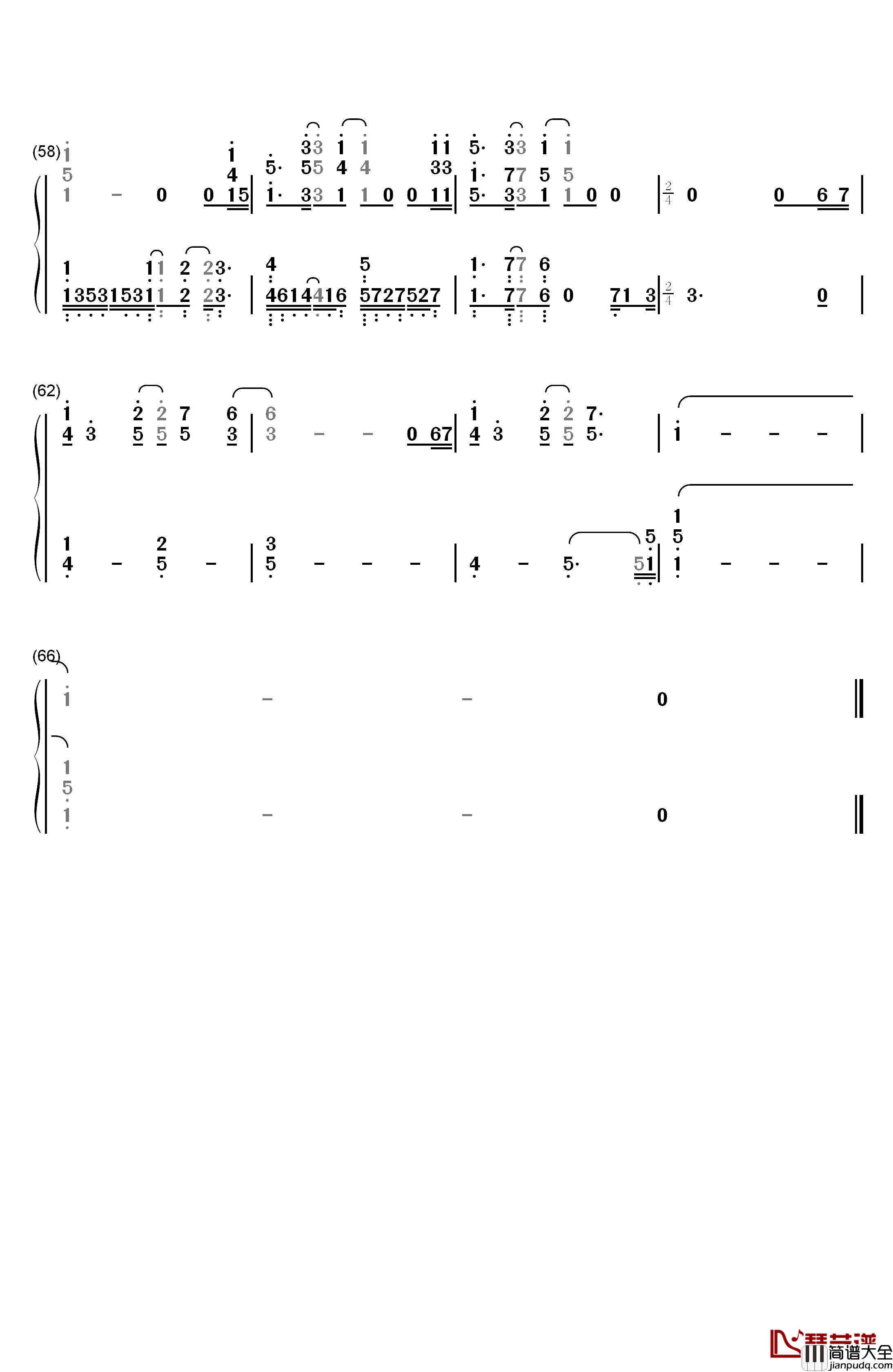 You're_Beautiful钢琴简谱_数字双手_James_Blunt