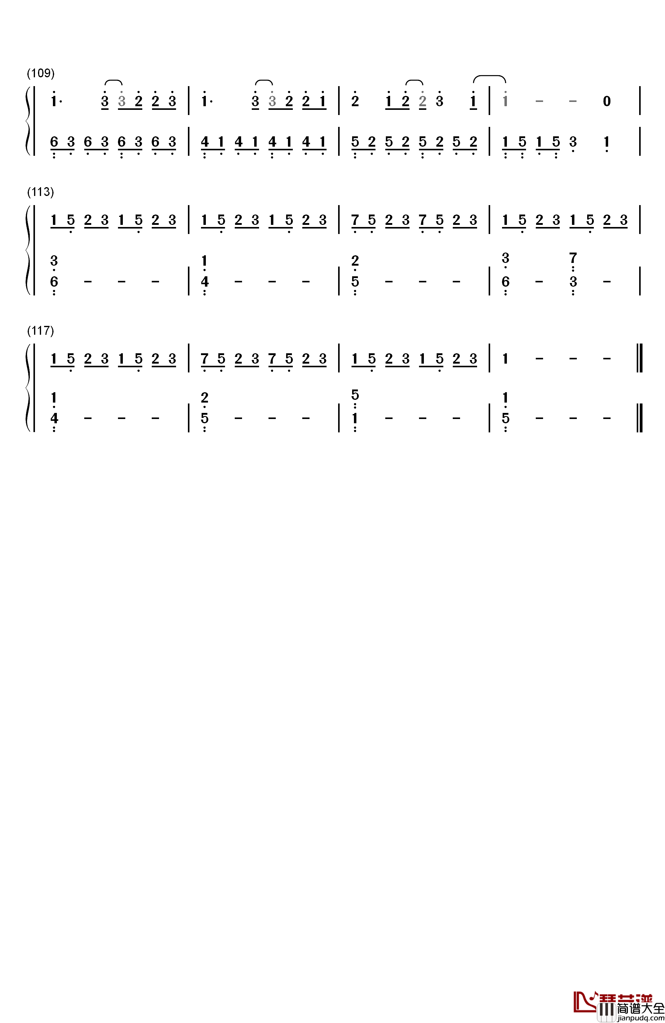 阳光宅男钢琴简谱_数字双手_周杰伦