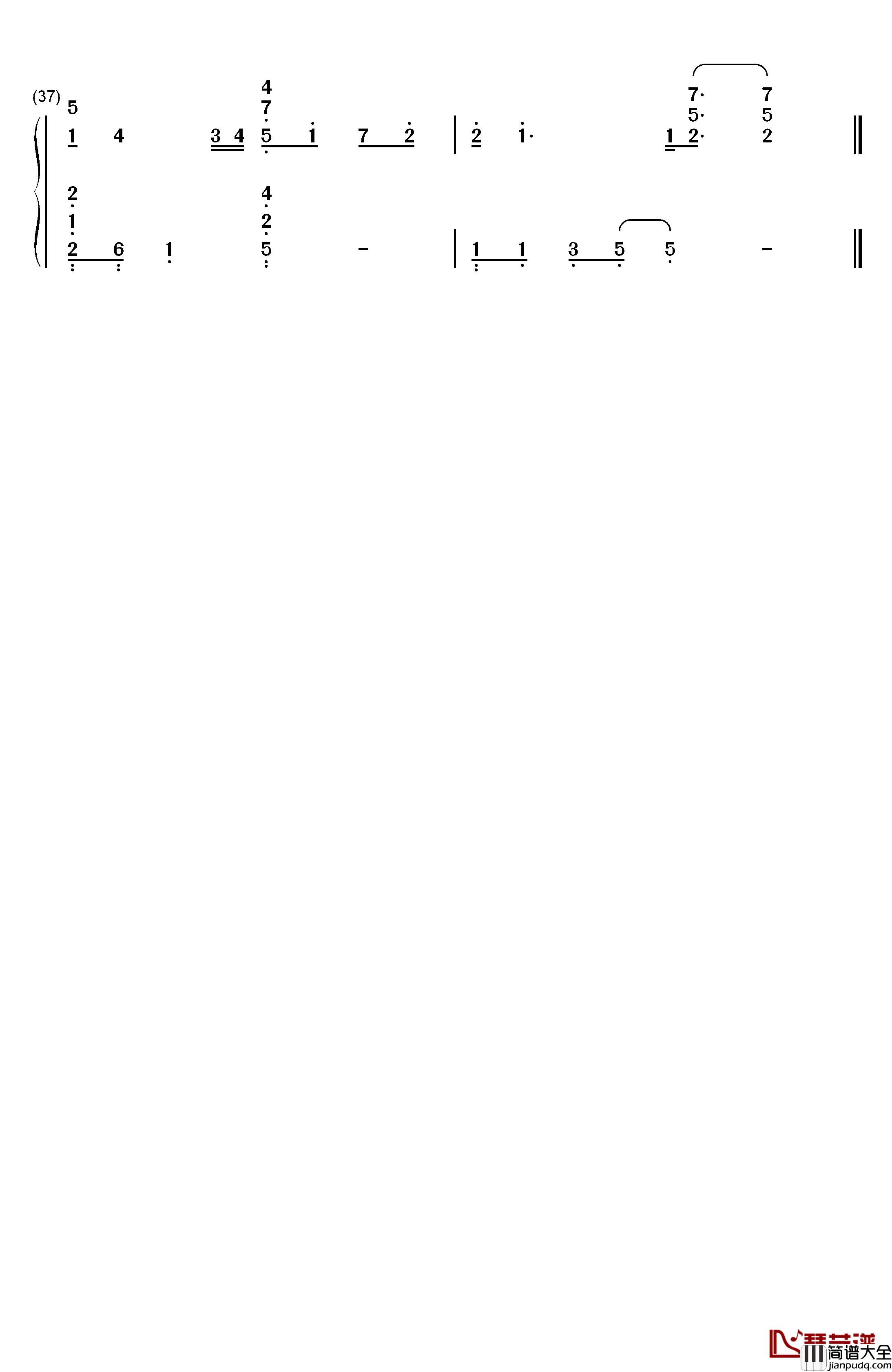 Yawning_Lion钢琴简谱_数字双手_V.K克