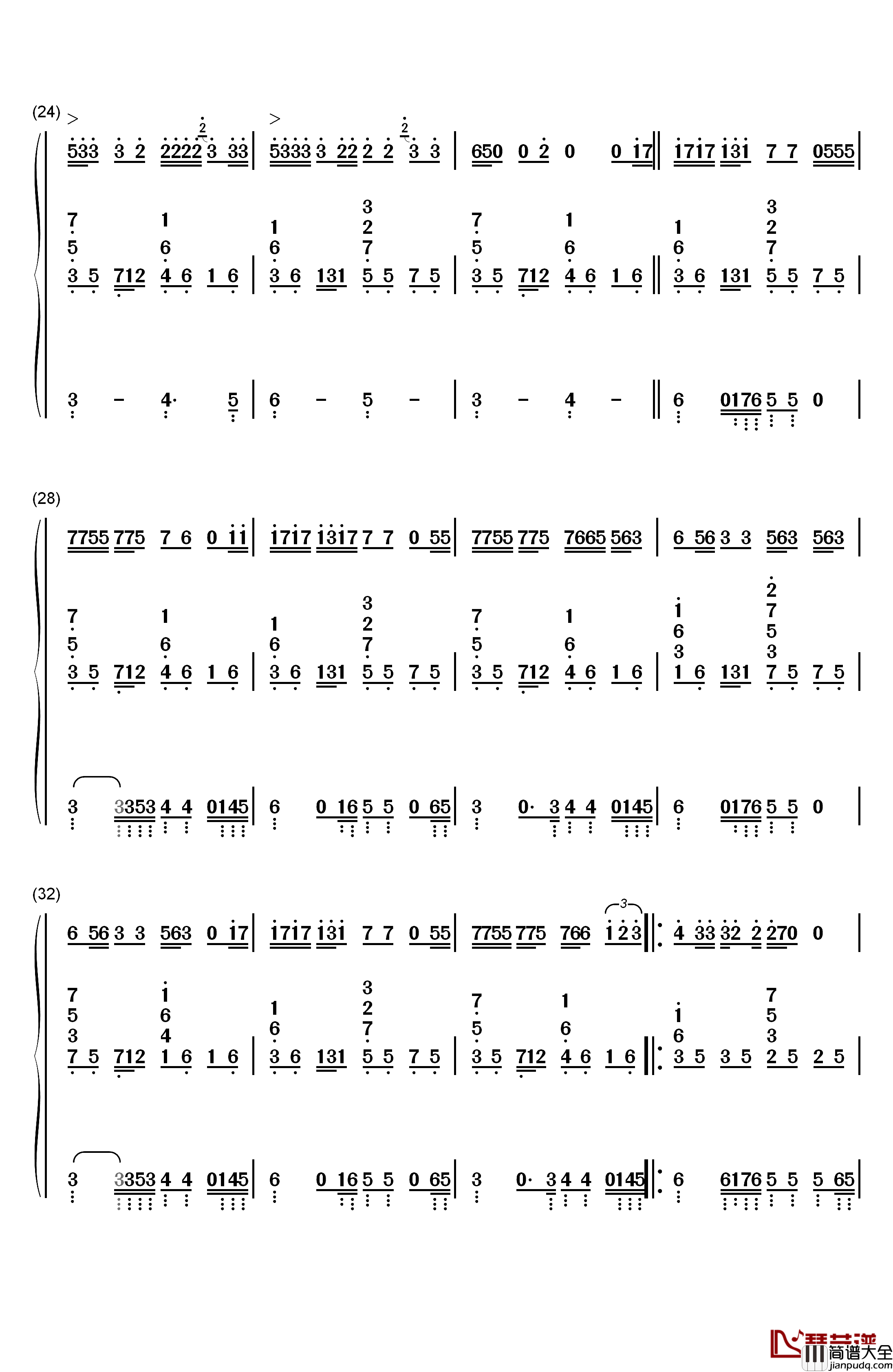 Let_Me_Down_Slowly钢琴简谱_数字双手_Alec_Benjamin