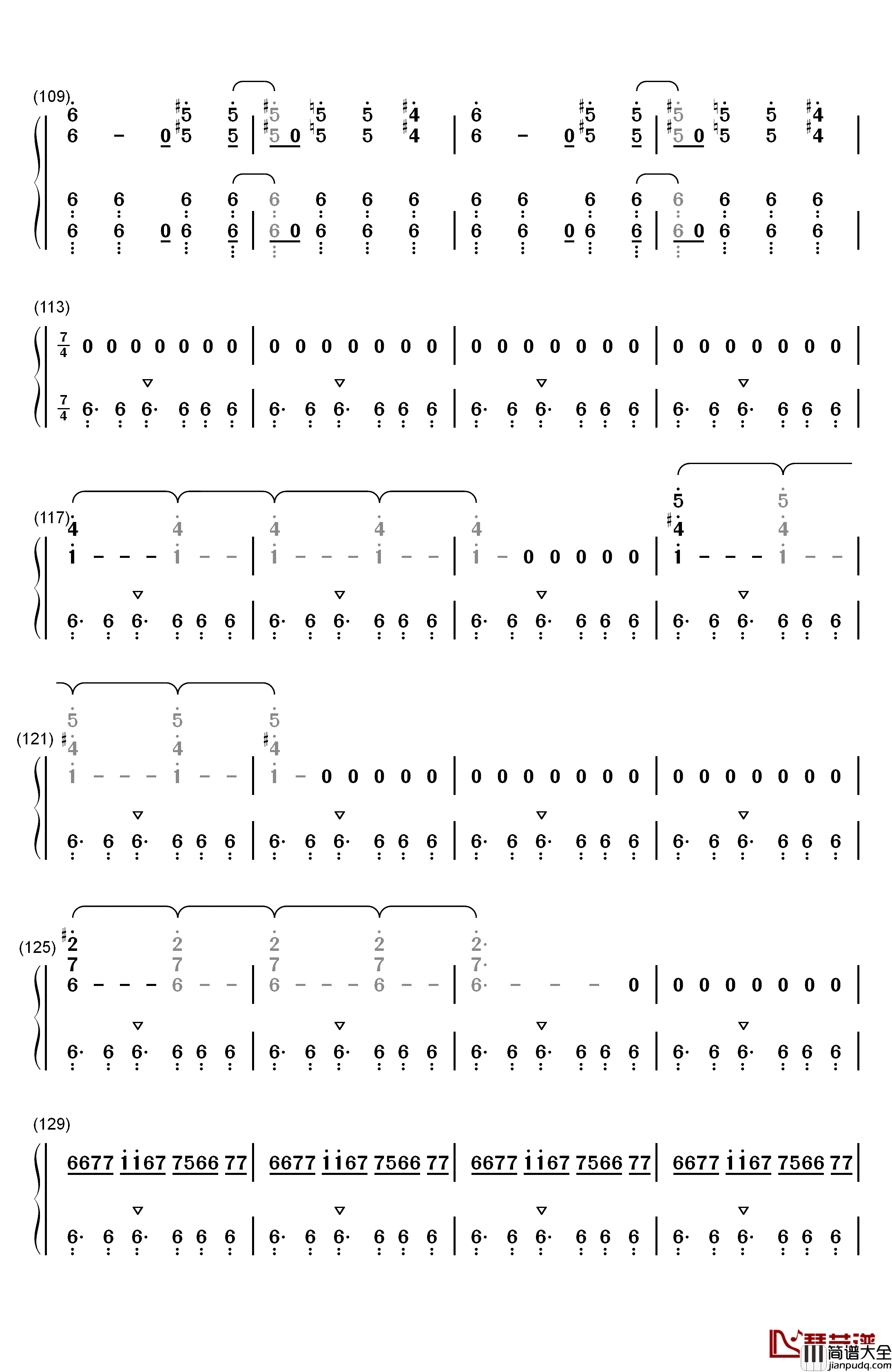 Action_Reaction钢琴简谱_数字双手_Rupert_Gregson_Williams