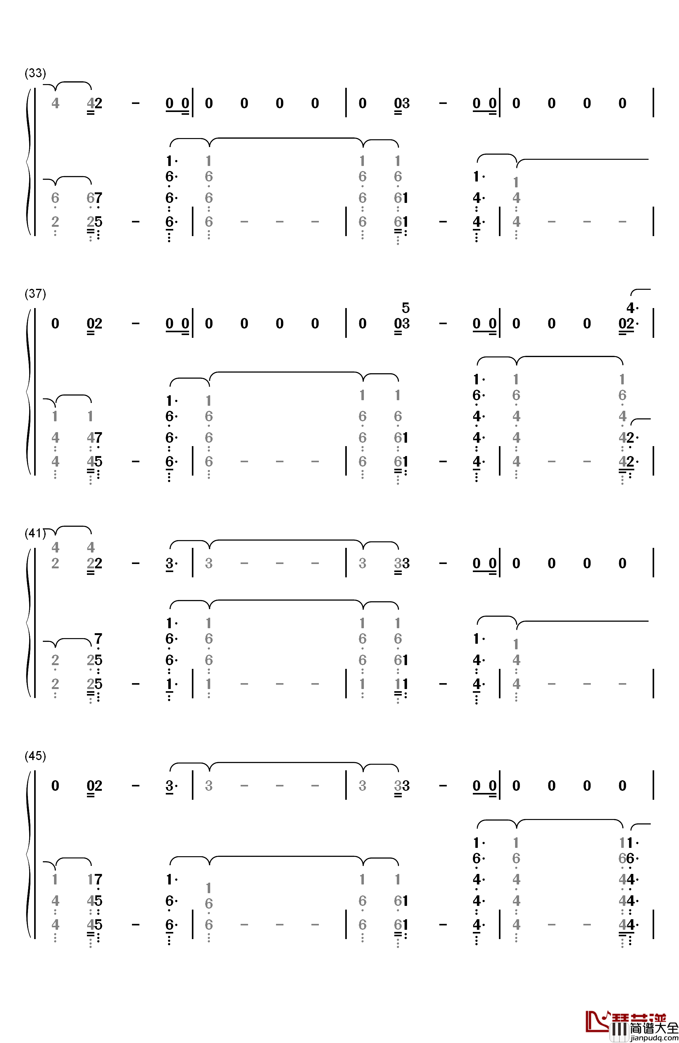 River钢琴简谱_数字双手_Eminem_Ed_Sheeran
