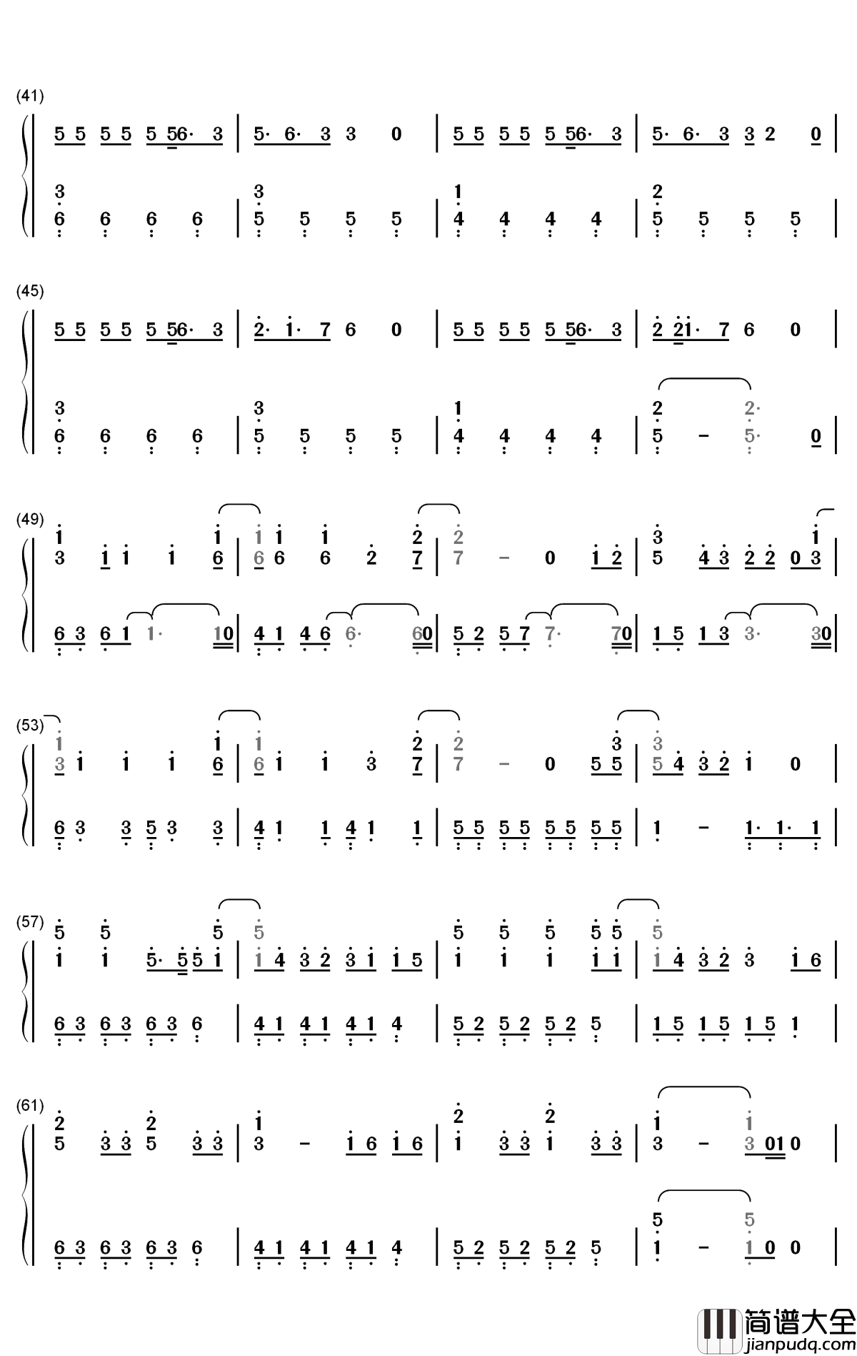 Ride_with_Me钢琴简谱_数字双手_Hey!_Say!_JUMP