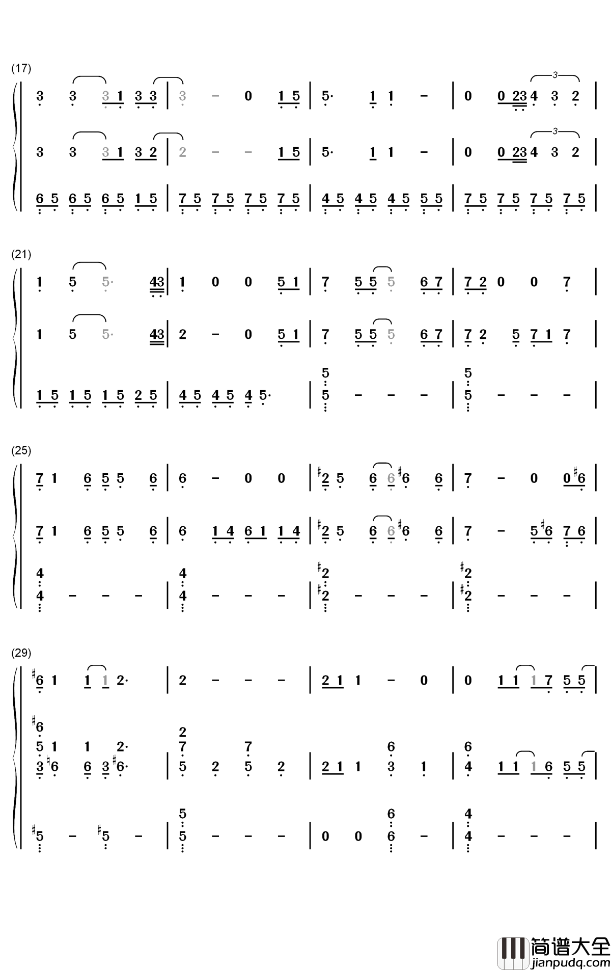 Show_Yourself钢琴简谱_数字双手_Idina_Menzel_Evan_Rachel_Wood