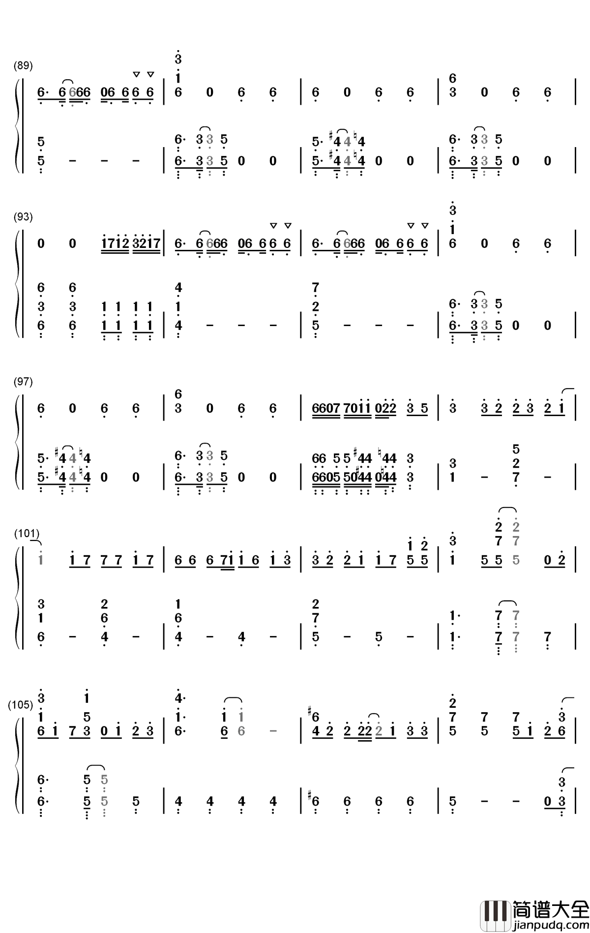 Super_Delicate钢琴简谱_数字双手_Hey!_Say!_JUMP