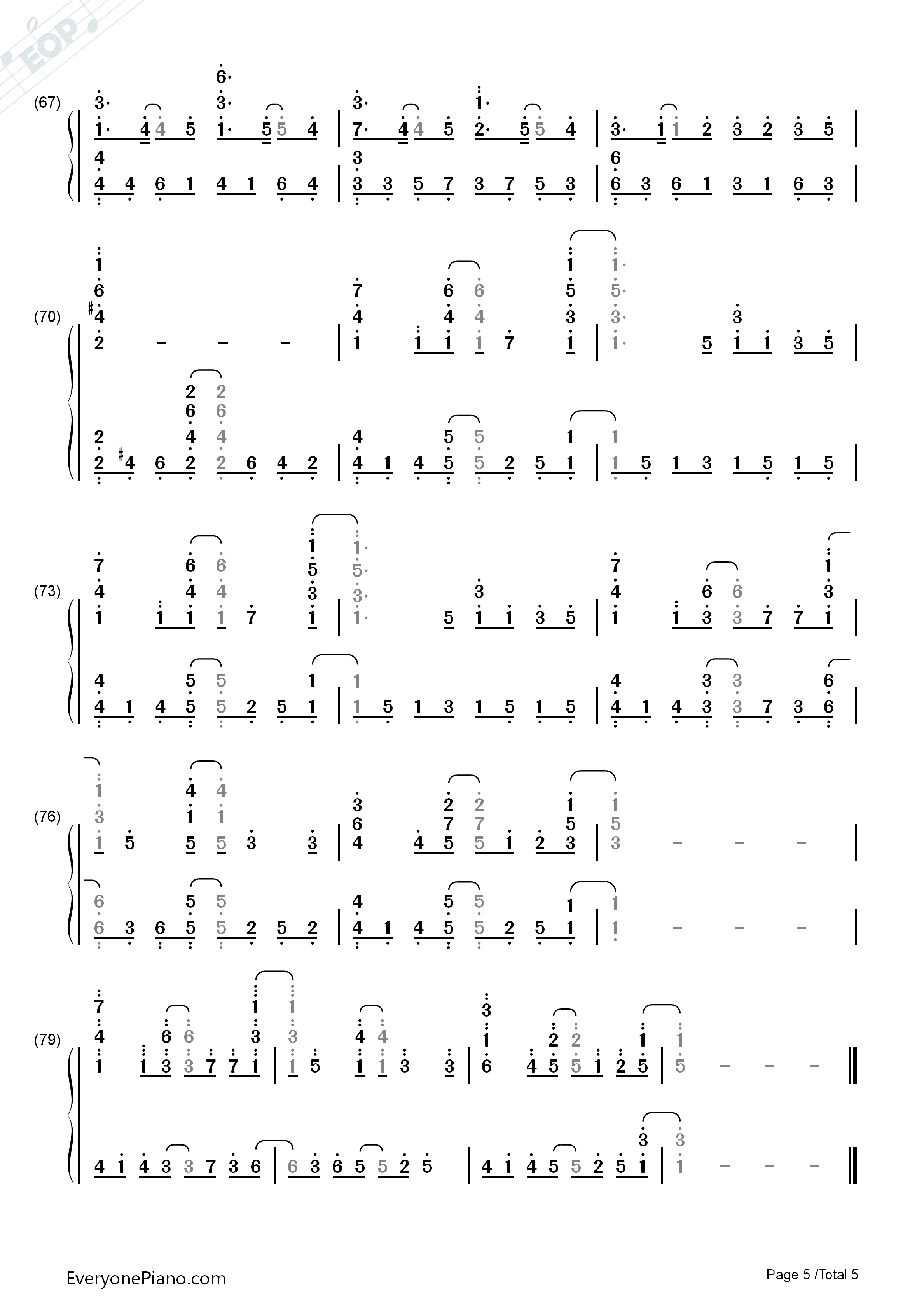 疾走钢琴简谱_ANZAI演唱