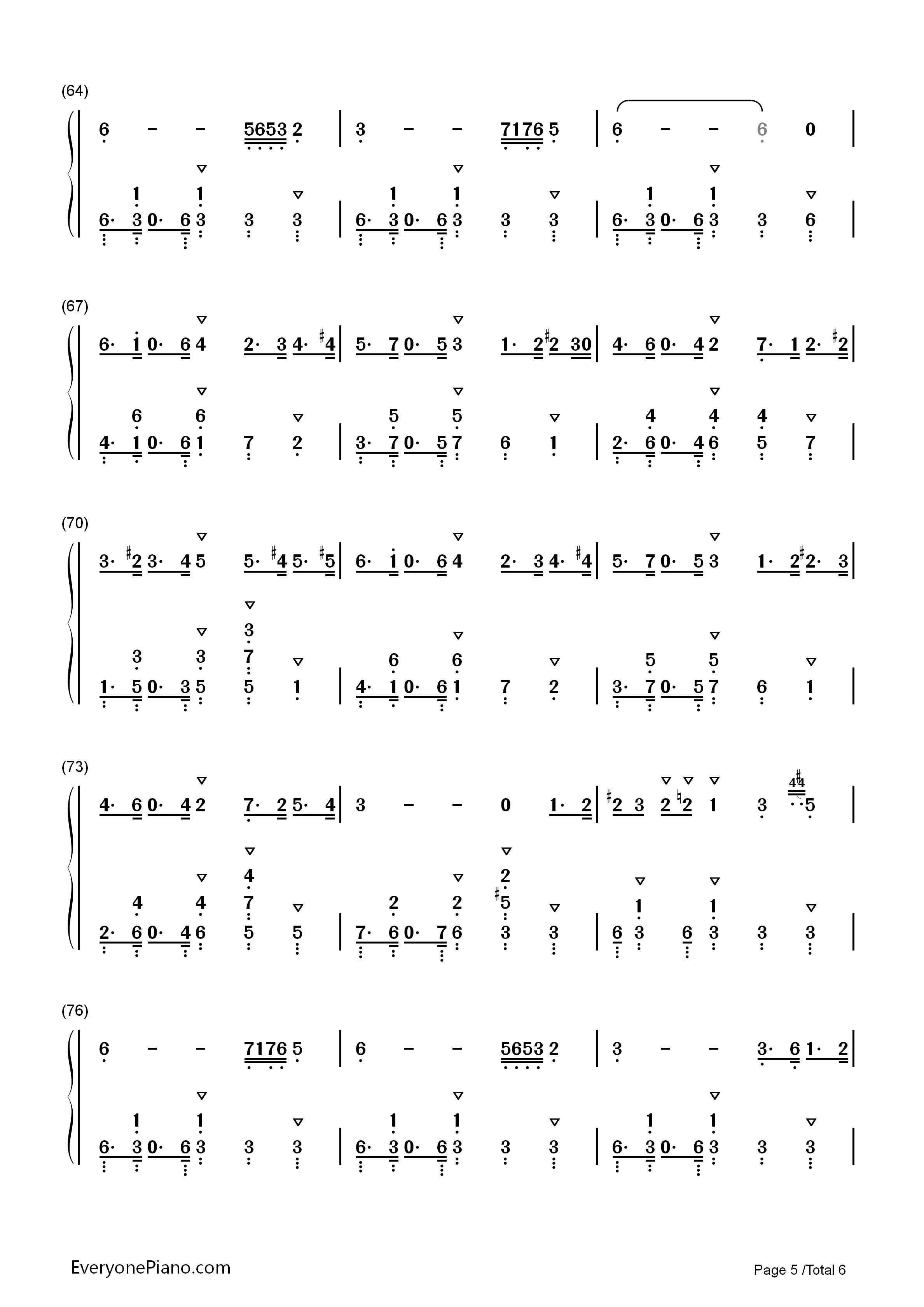 Take_Five钢琴简谱_Paul_Desmond演唱