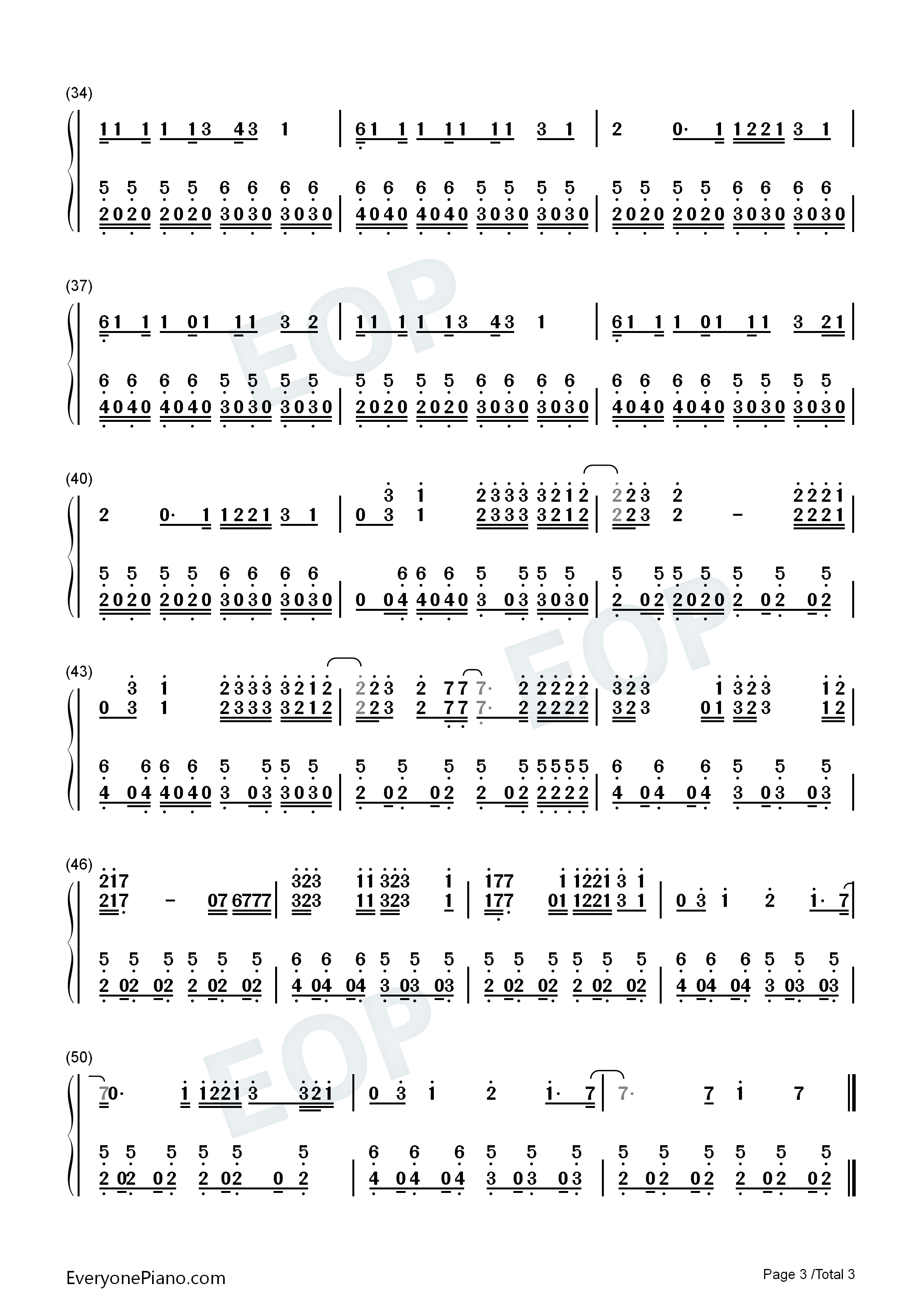 When_You_Are_Gone钢琴简谱_Shawn_Mendes演唱