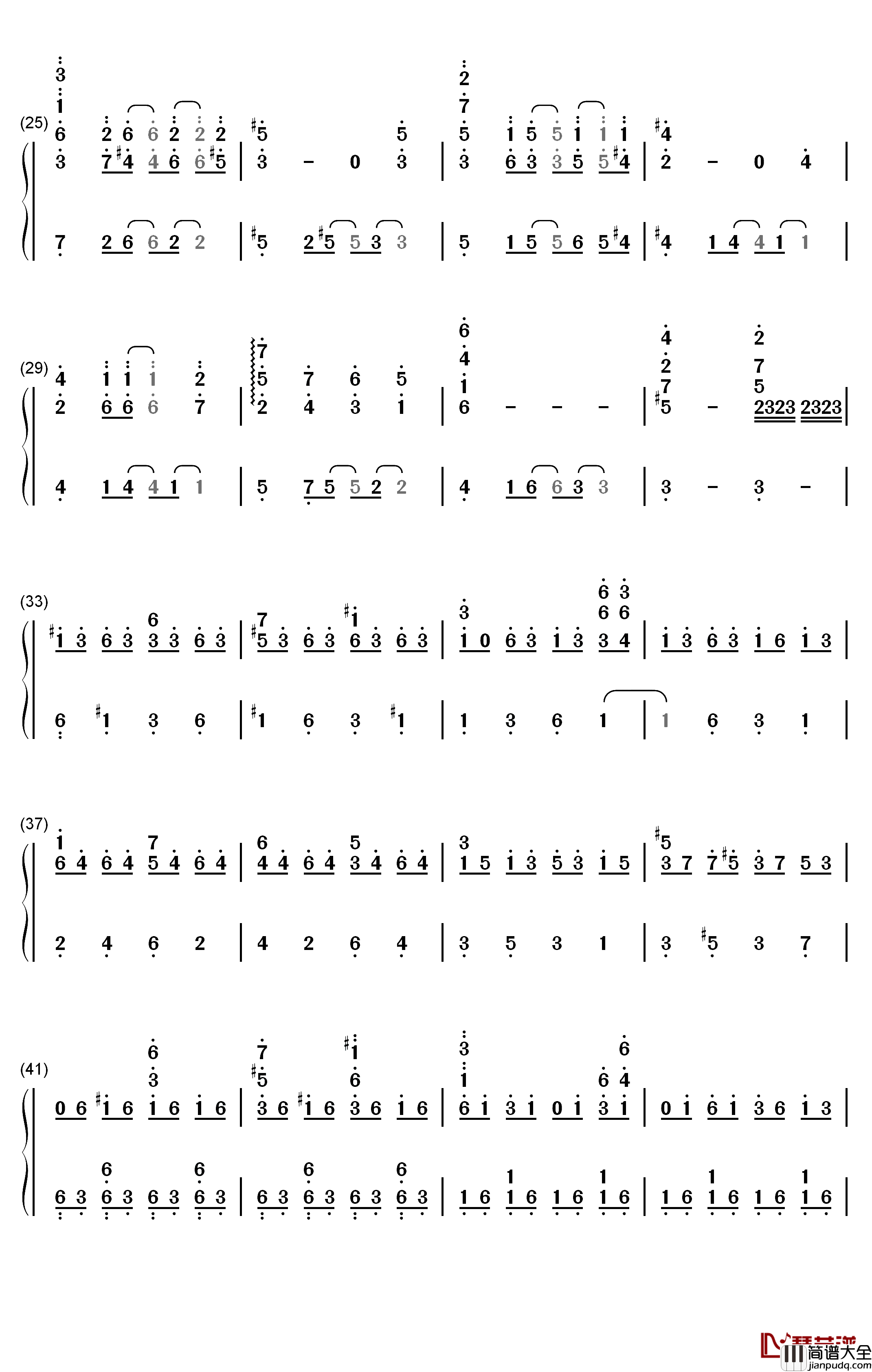 Share_the_light钢琴简谱_数字双手_Run_Girls__Run!