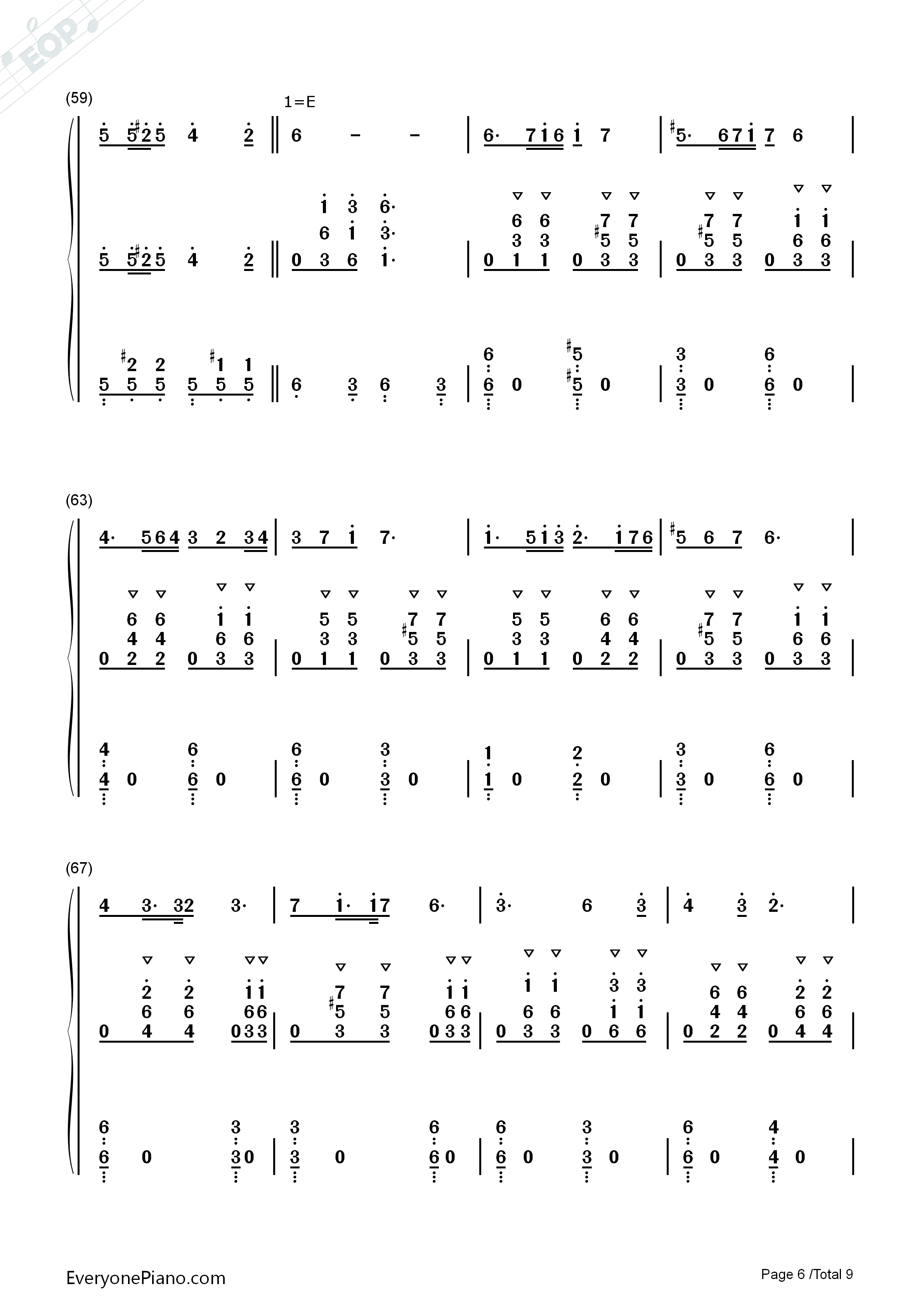春天的芭蕾钢琴简谱_常思思演唱