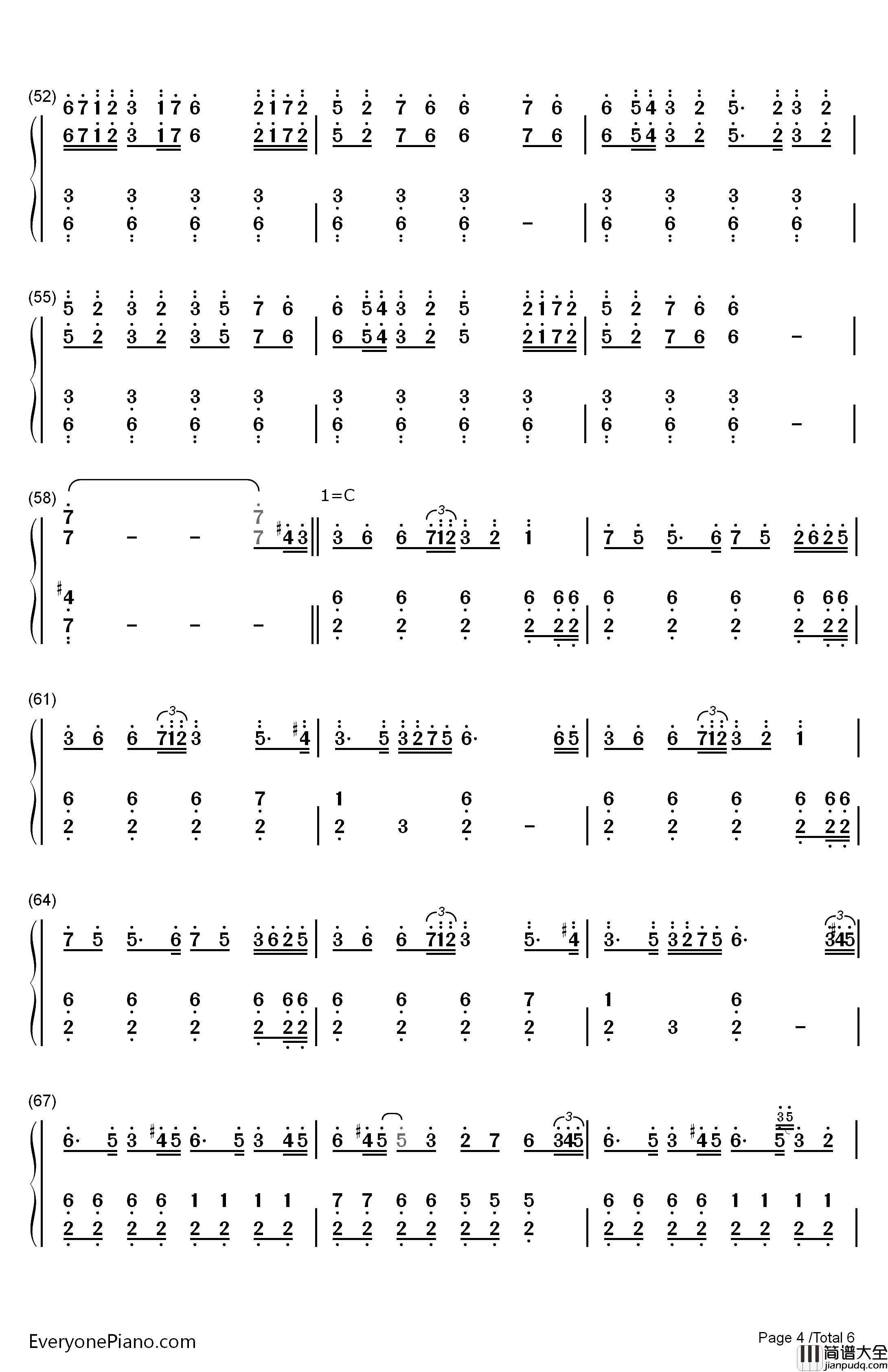The_Battle_of_Aughrim钢琴简谱_数字双手_Na_Casaidigh