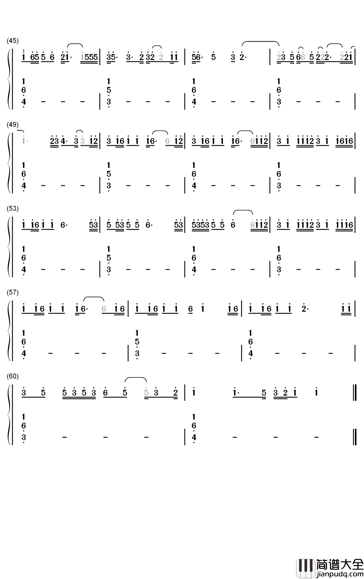 On_Me钢琴简谱_数字双手_Thomas_Rhett_Kane_Brown_Ava_Max