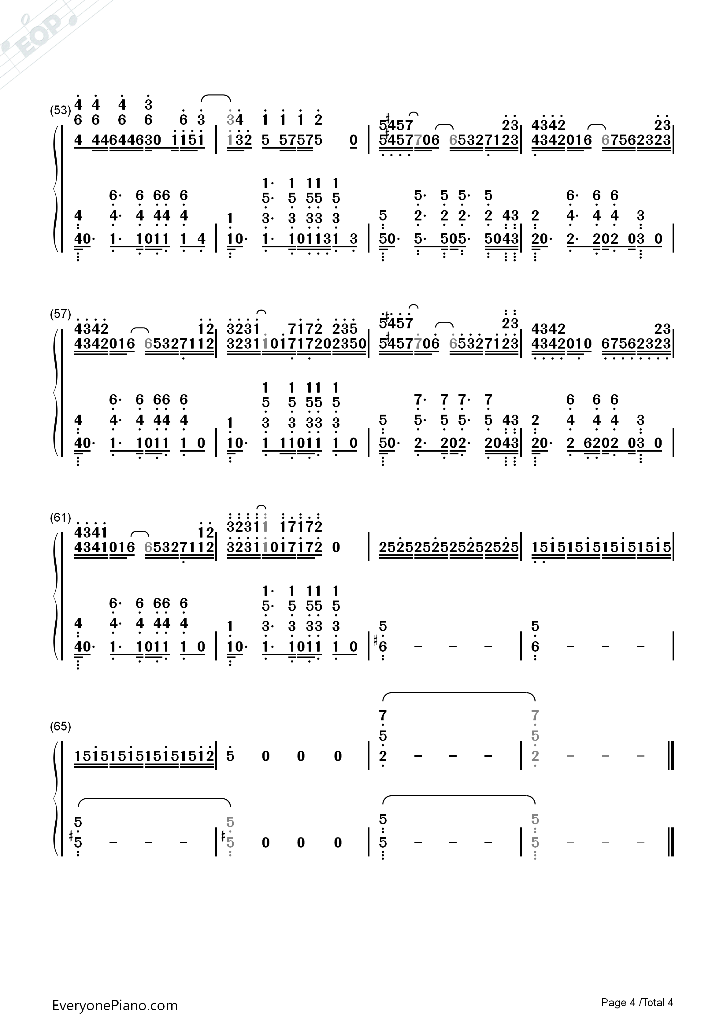 Atlas钢琴简谱_Coldplay演唱