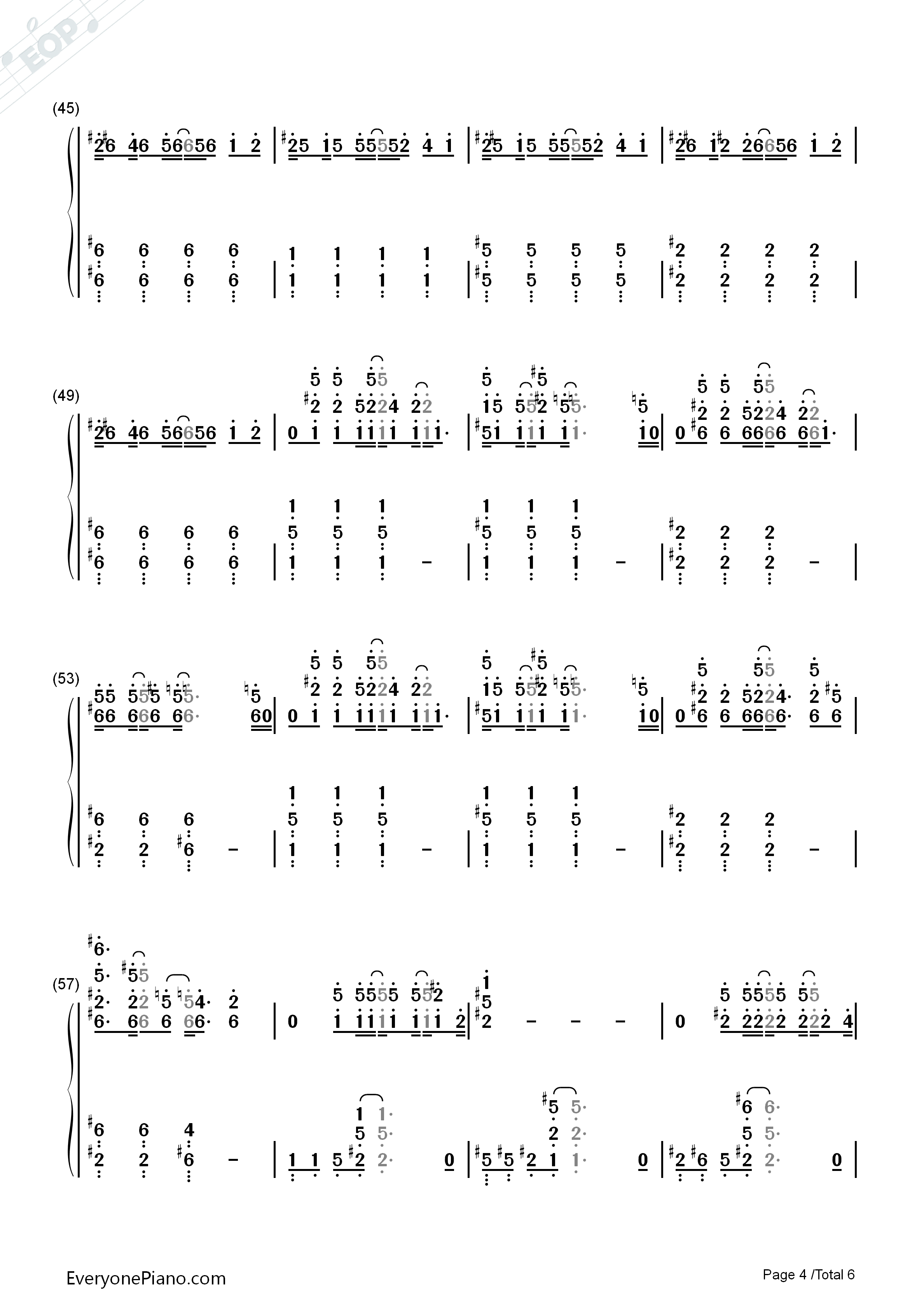 I_Need_Your_Love钢琴简谱_Calvin_Harris_ft._Ellie_Goulding演唱