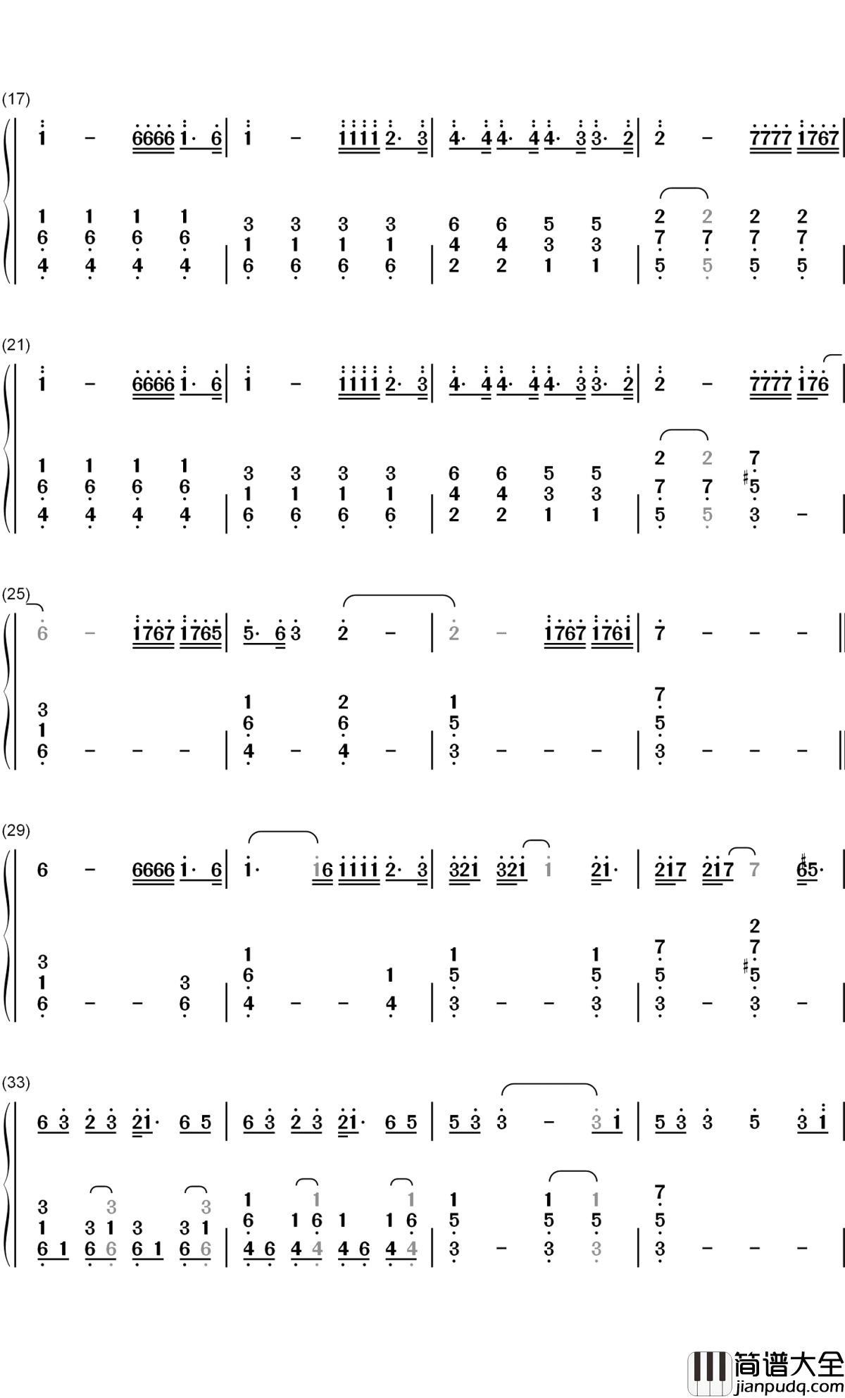 You_Dont_Even_Know_Me钢琴简谱_数字双手_Faouzia
