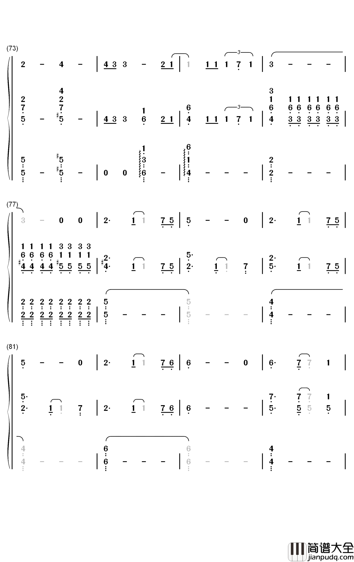 Show_Yourself钢琴简谱_数字双手_Idina_Menzel_Evan_Rachel_Wood