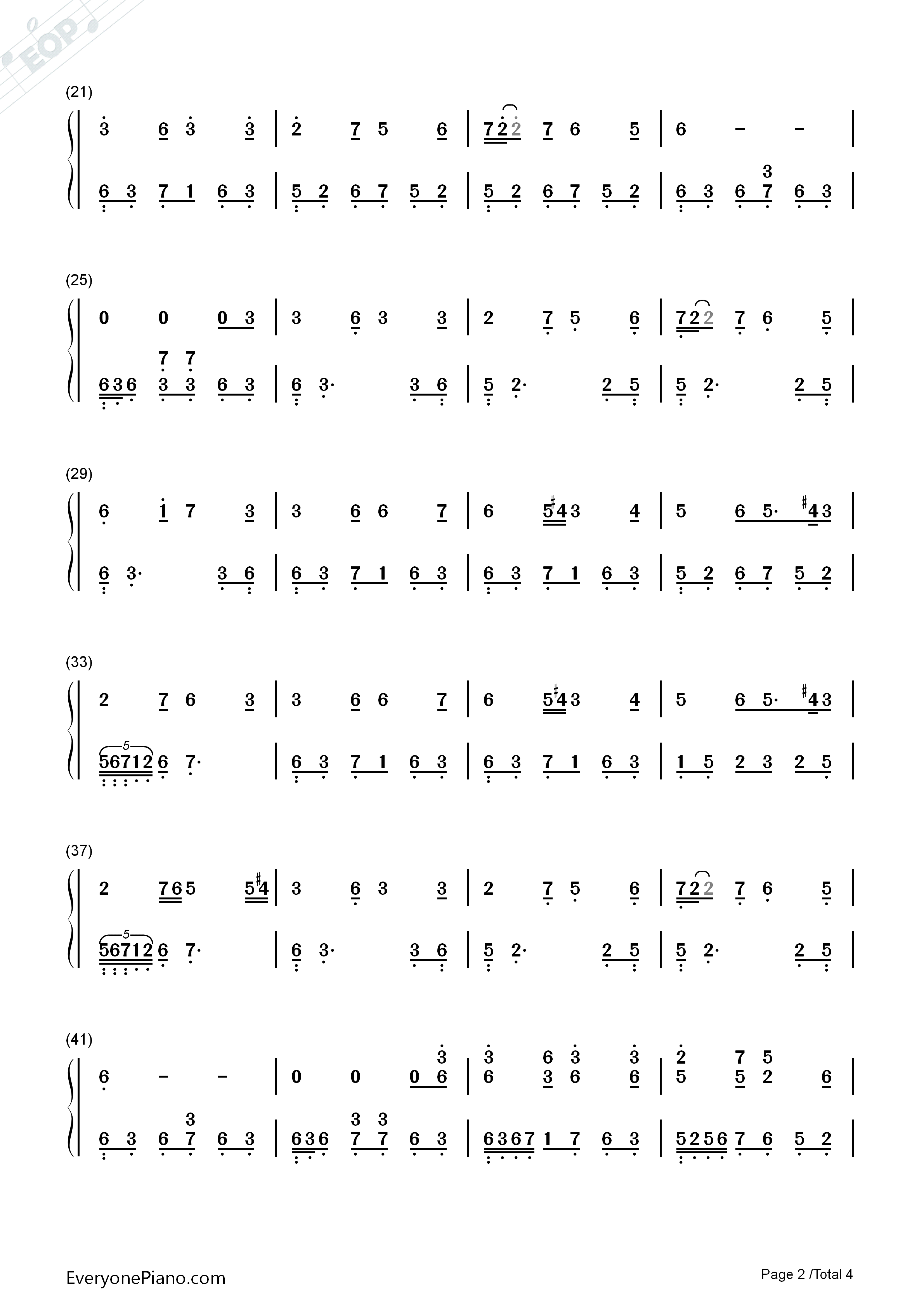 史班赛山钢琴简谱_未知演唱
