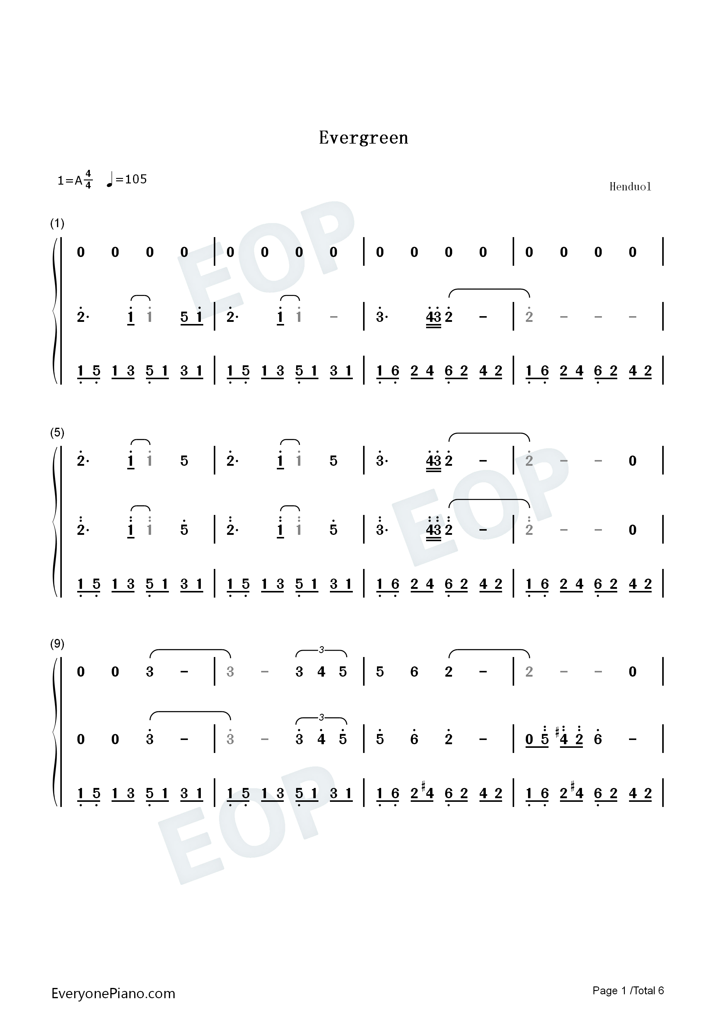 Evergreen钢琴简谱_Barbra_Streisand演唱