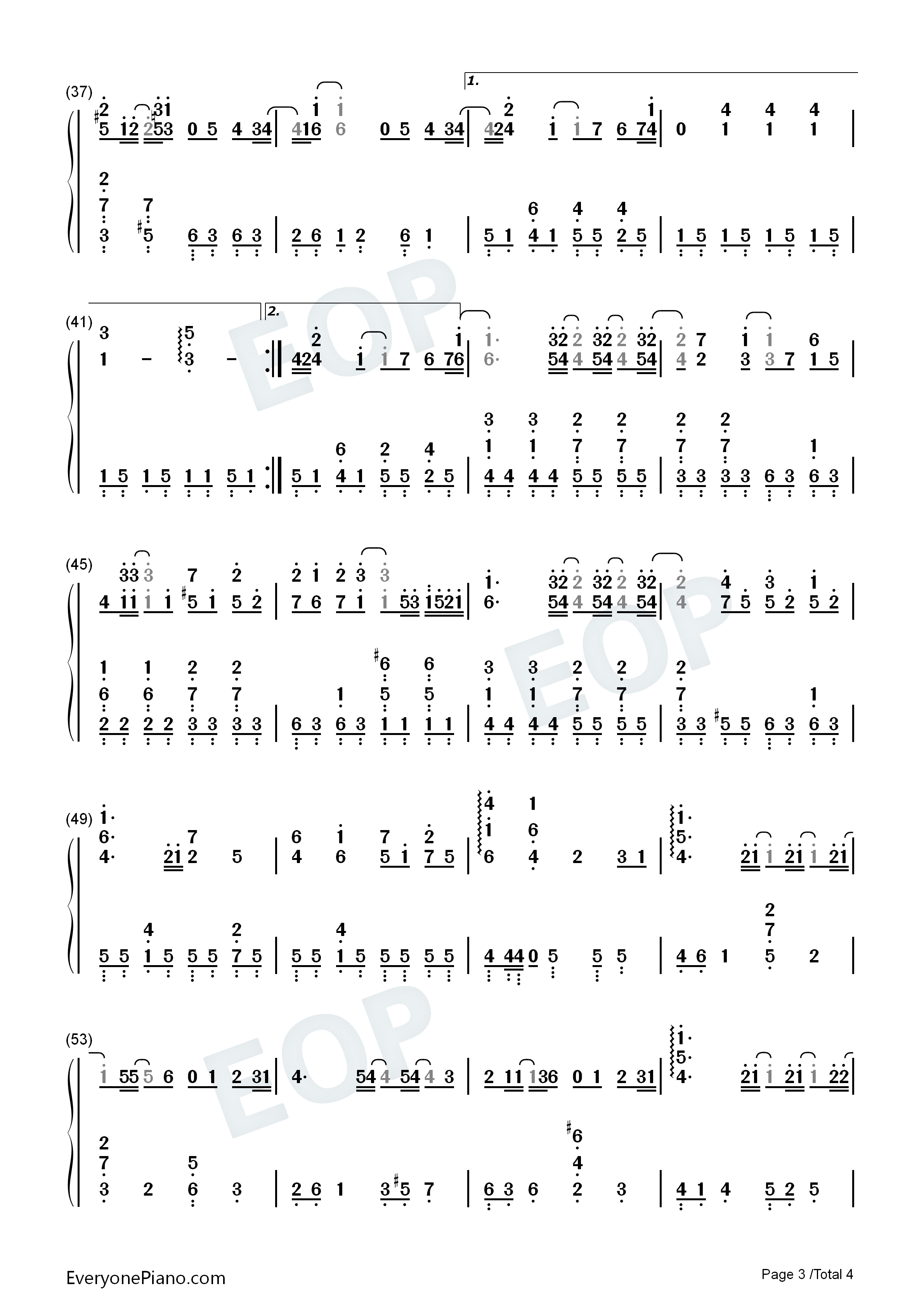 变成樱花树(桜の木になろう)钢琴简谱_AKB48演唱