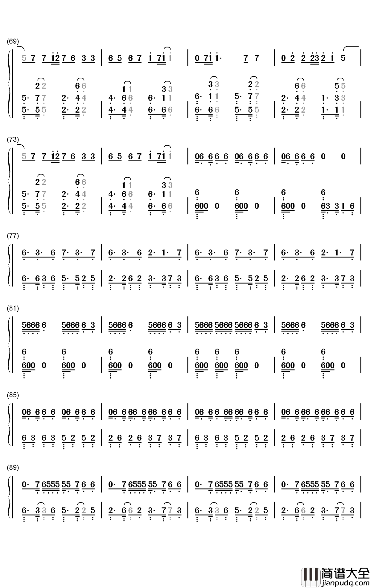 Mamacita钢琴简谱_数字双手_Black_Eyed_Peas_Ozuna_J._Rey_Soul