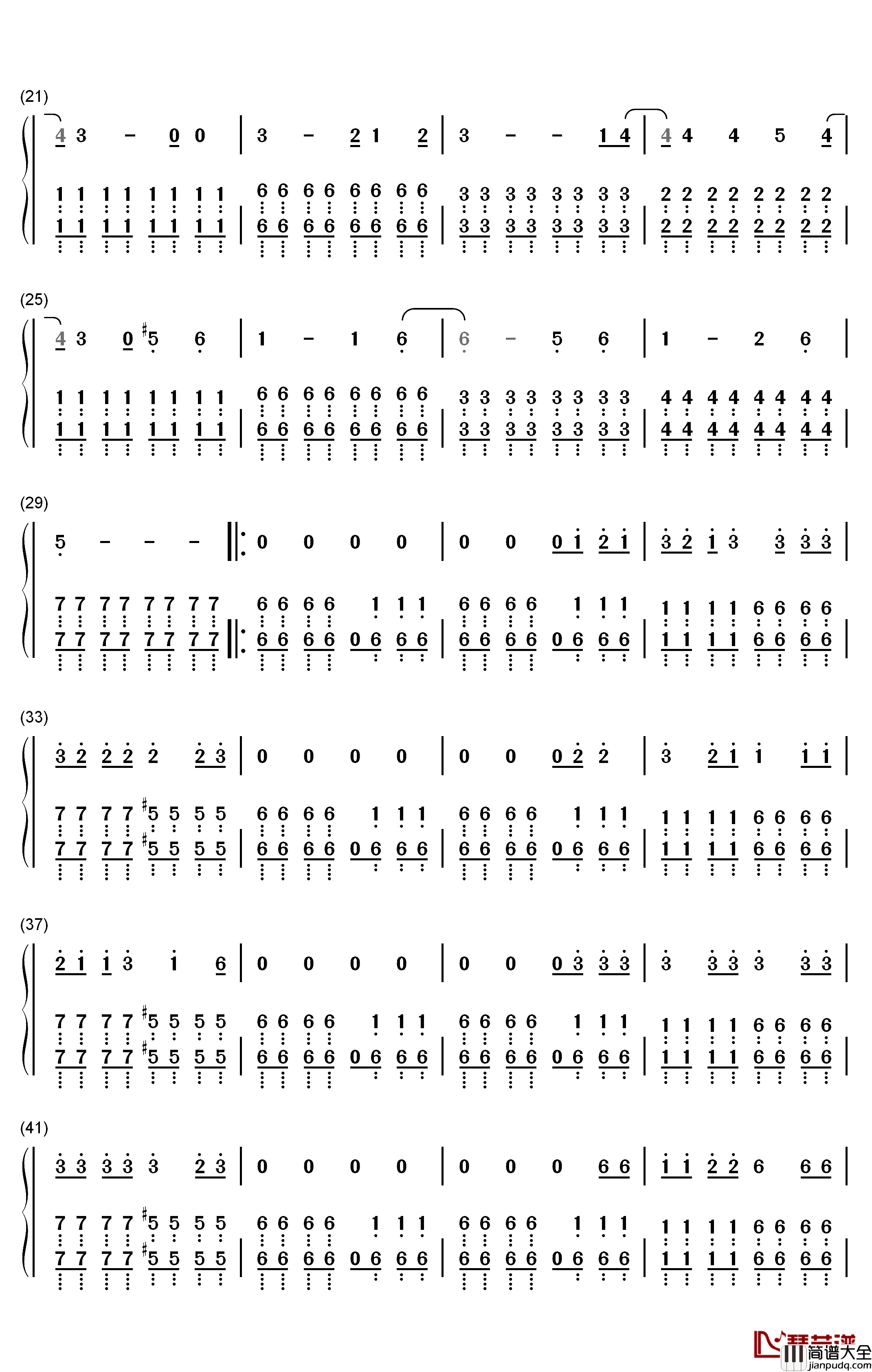 Out_of_the_Black钢琴简谱_数字双手_Royal_Blood