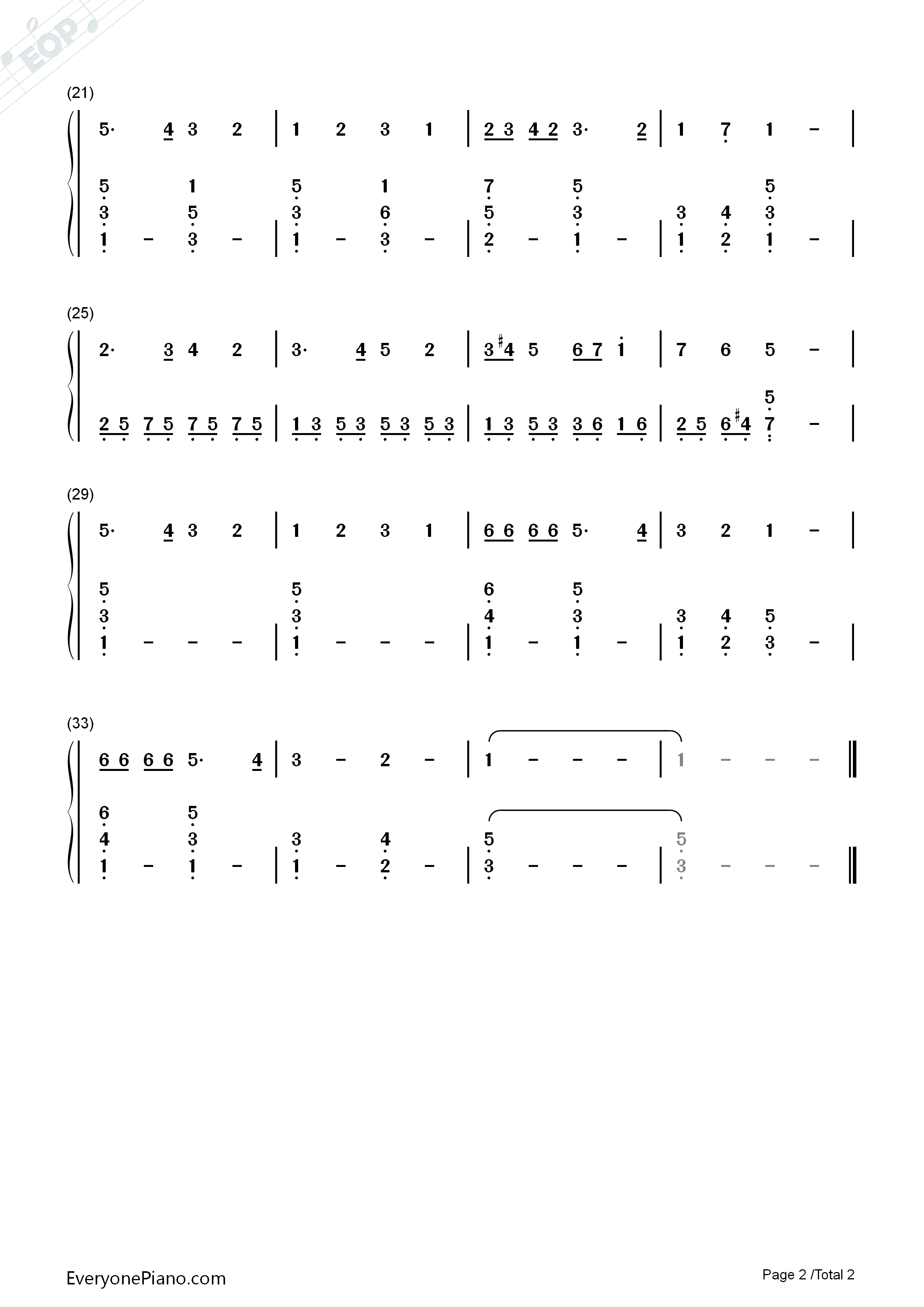 闪亮的圣诞节钢琴简谱_George_S._Clinton演唱