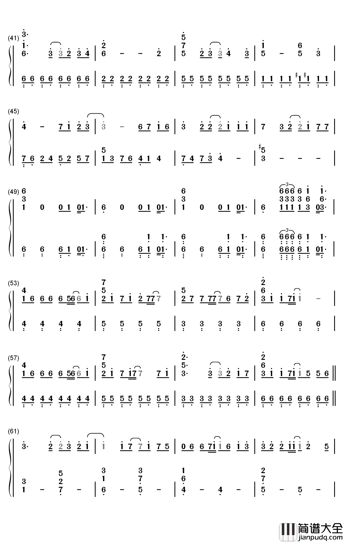 Super_Delicate钢琴简谱_数字双手_Hey!_Say!_JUMP