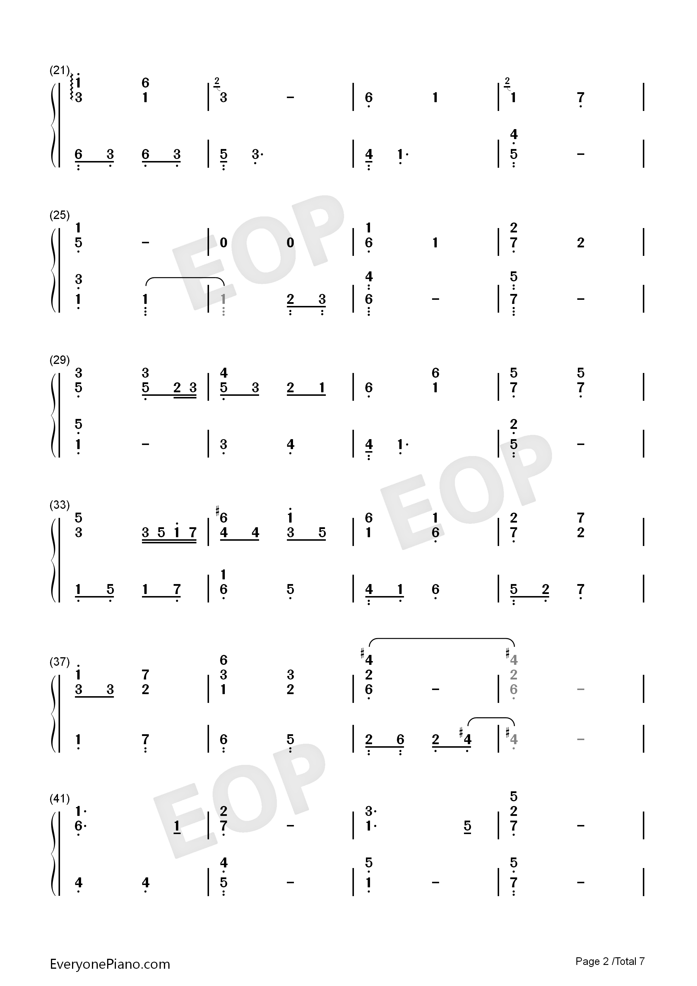 外面的世界钢琴简谱_齐秦__莫文蔚演唱