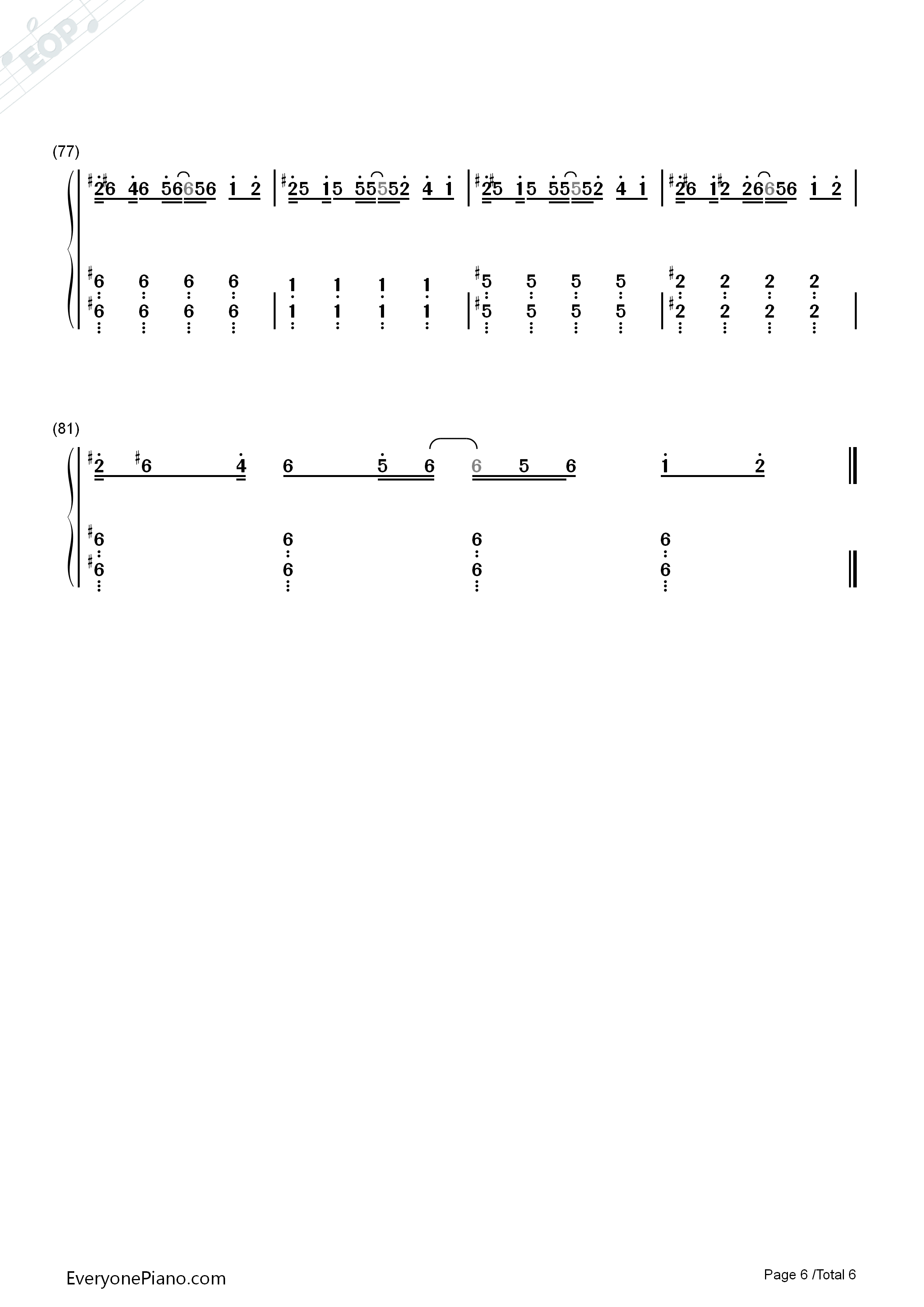 I_Need_Your_Love钢琴简谱_Calvin_Harris_ft._Ellie_Goulding演唱