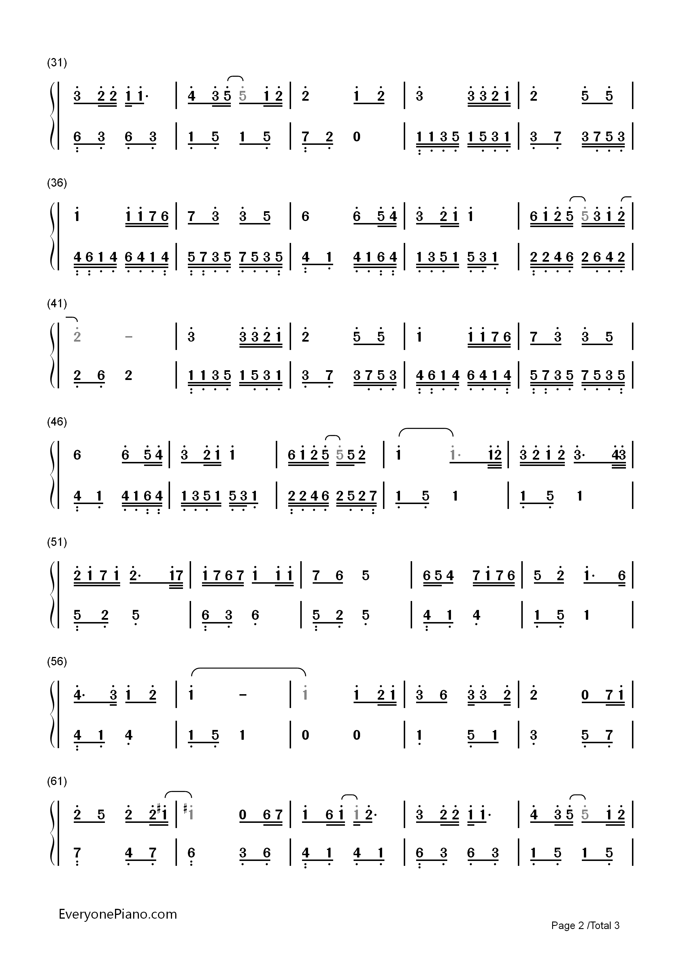 小星星钢琴简谱_汪苏泷演唱