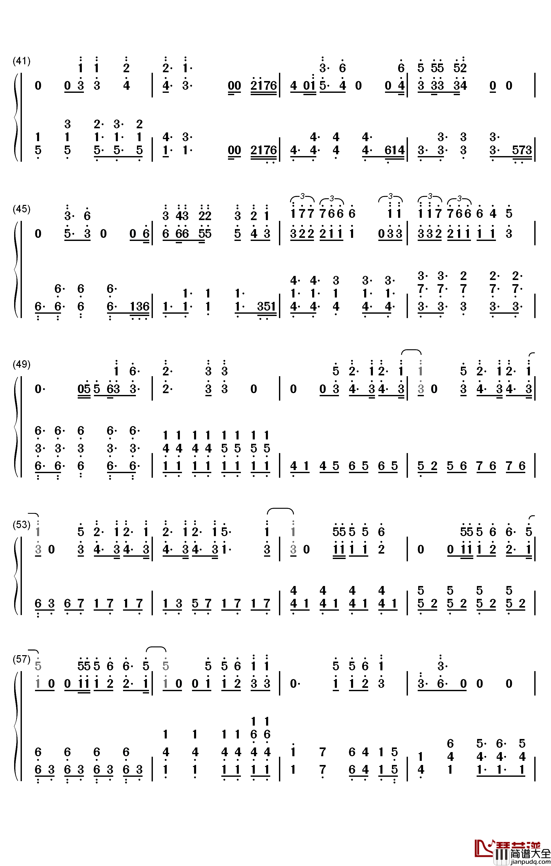Feel_Special钢琴简谱_数字双手_TWICE