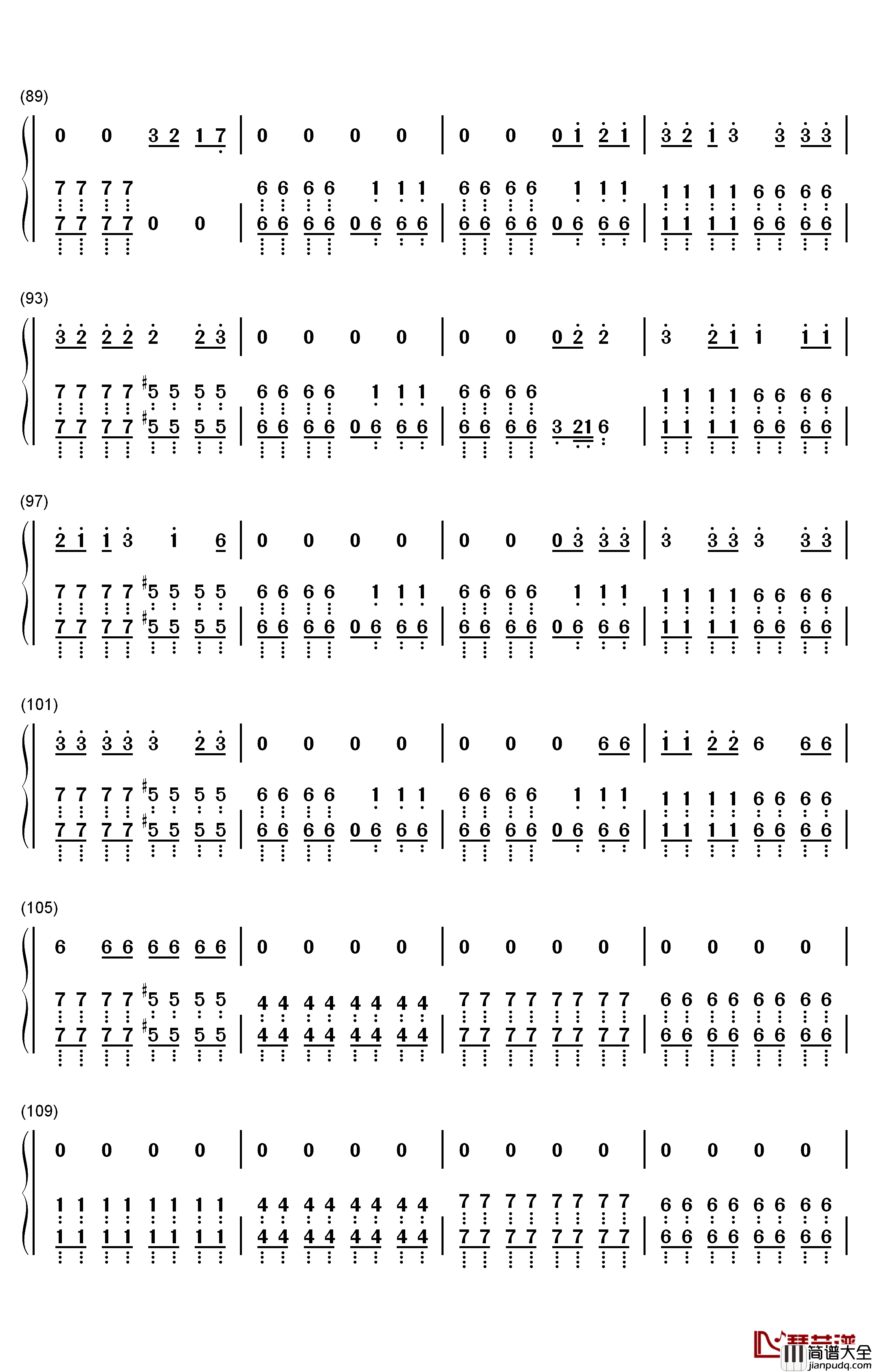 Out_of_the_Black钢琴简谱_数字双手_Royal_Blood