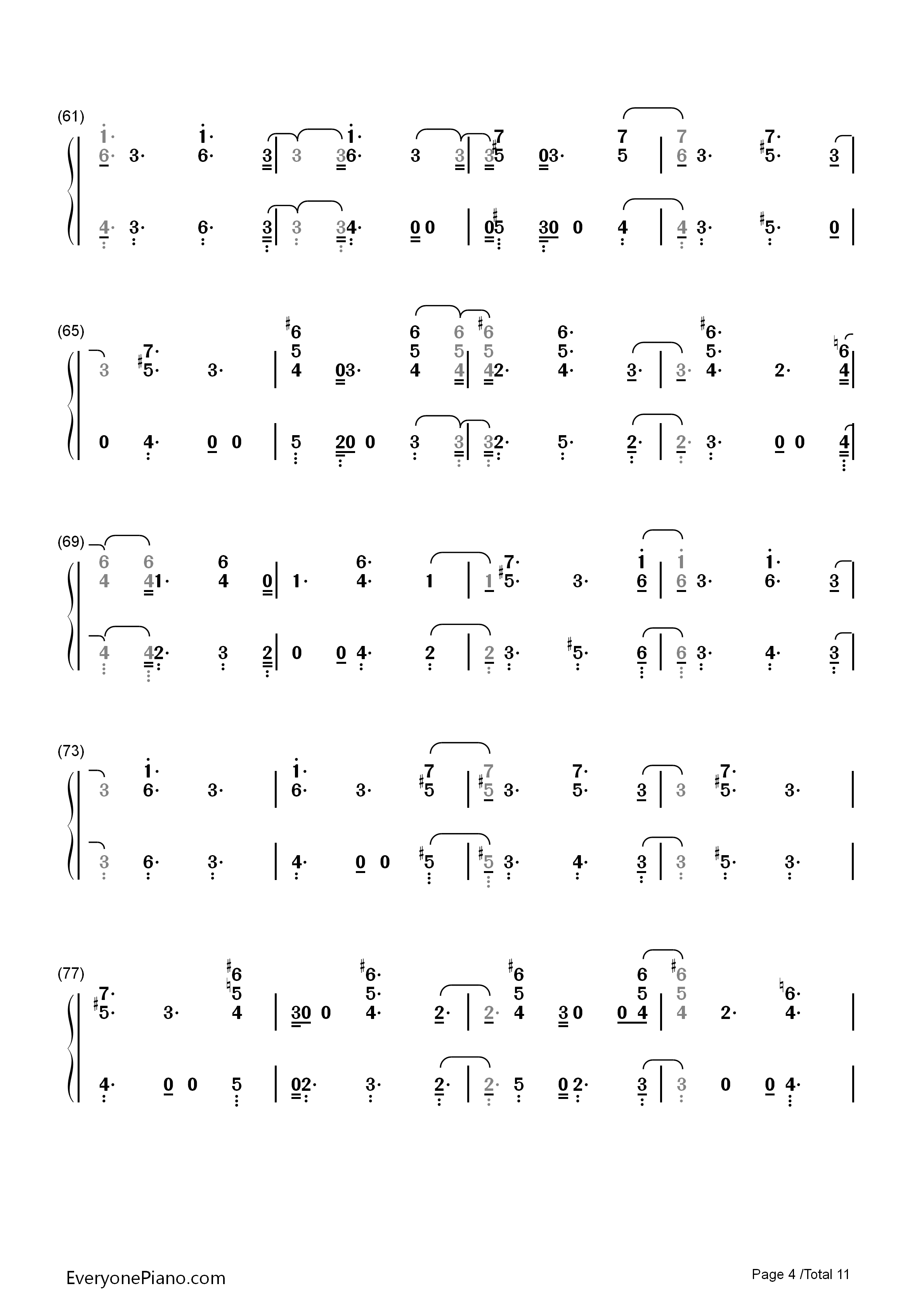 Summer_Bummer钢琴简谱_Lana_Del_Rey演唱