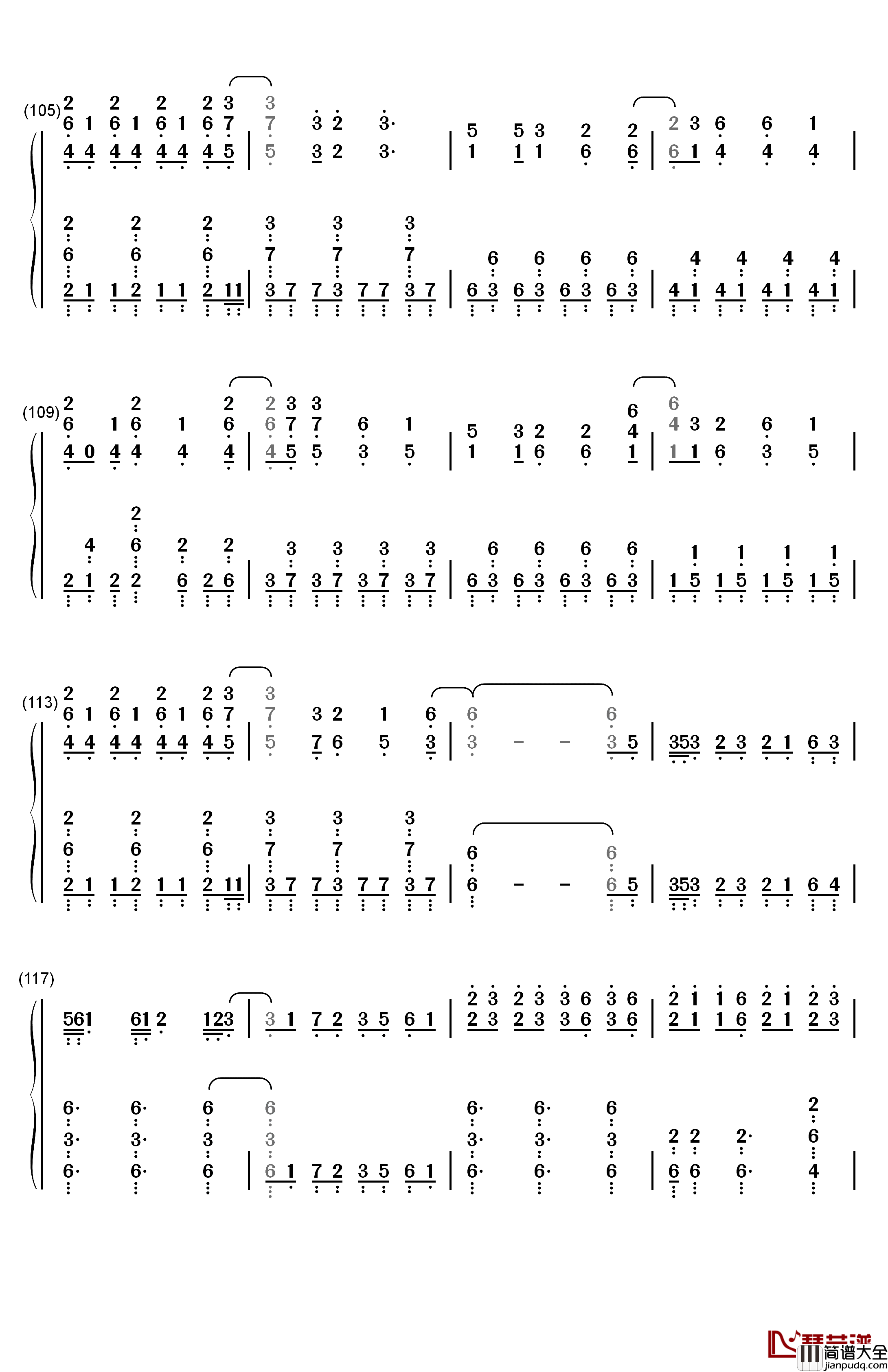 逆浪千秋钢琴简谱_数字双手_言和