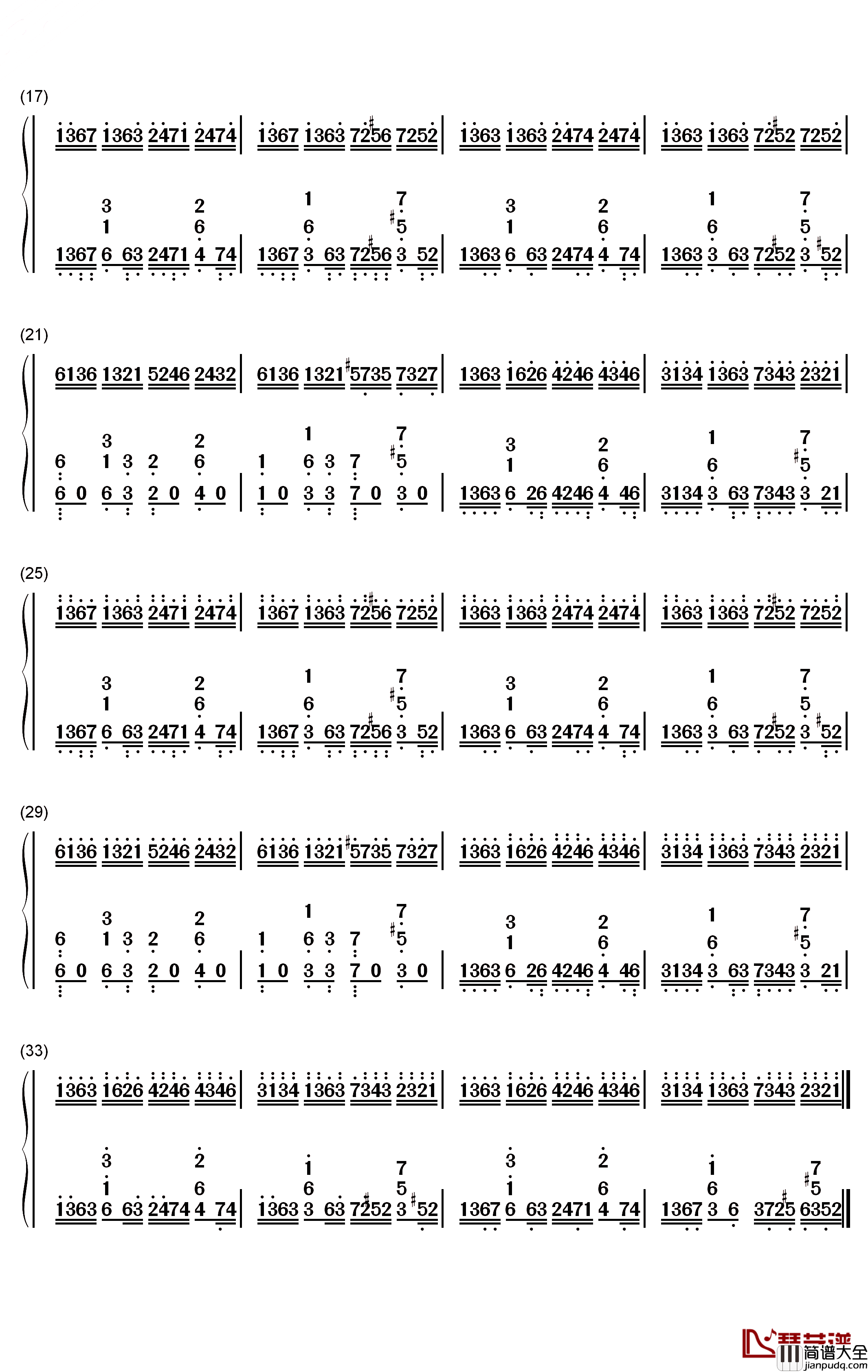 Whats_the_Difference钢琴简谱_数字双手_Dr._Dre