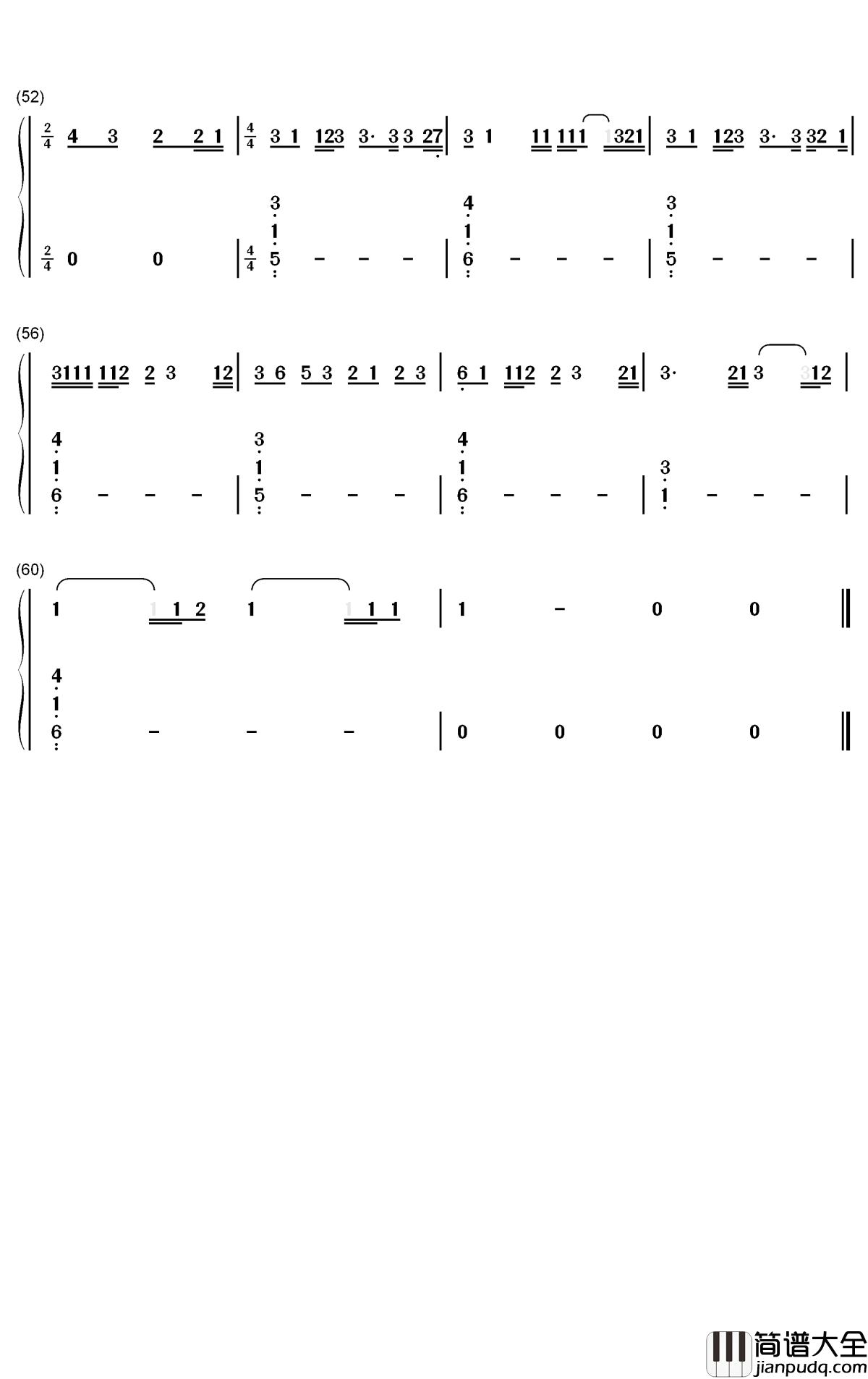Make_You_Happy钢琴简谱_数字双手_NiziU