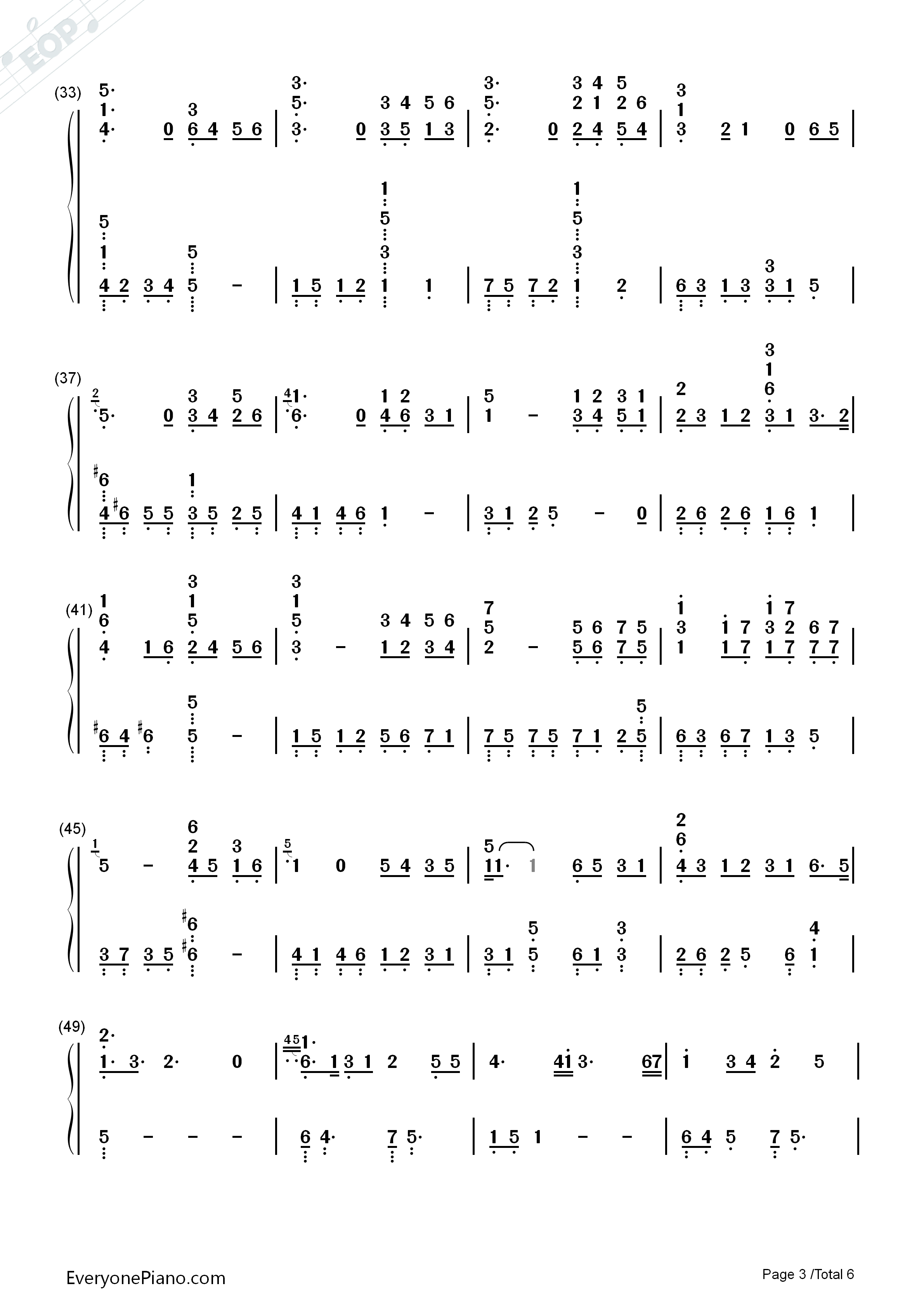 你给我听好钢琴简谱_陈奕迅演唱