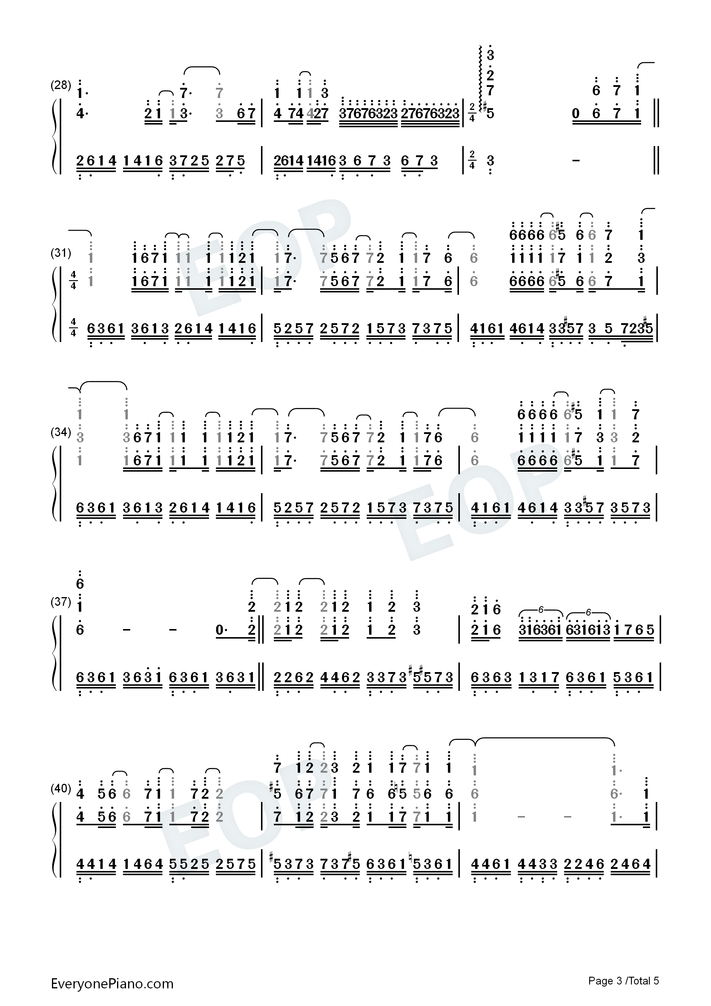 Soledad钢琴简谱_西城男孩演唱